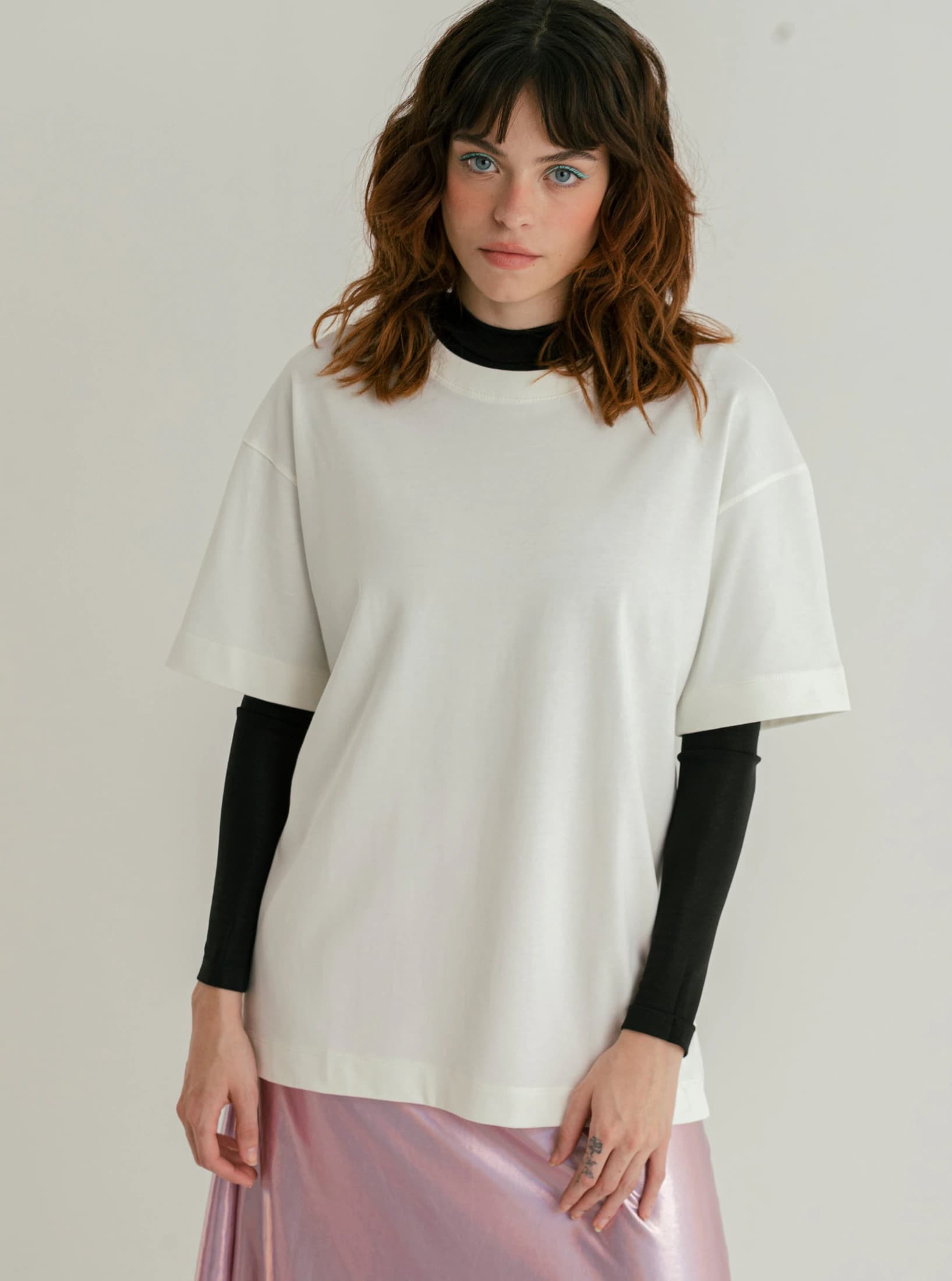 CAMISETA OVERSIZED BÁSICA MÁRFIL - imagen 2