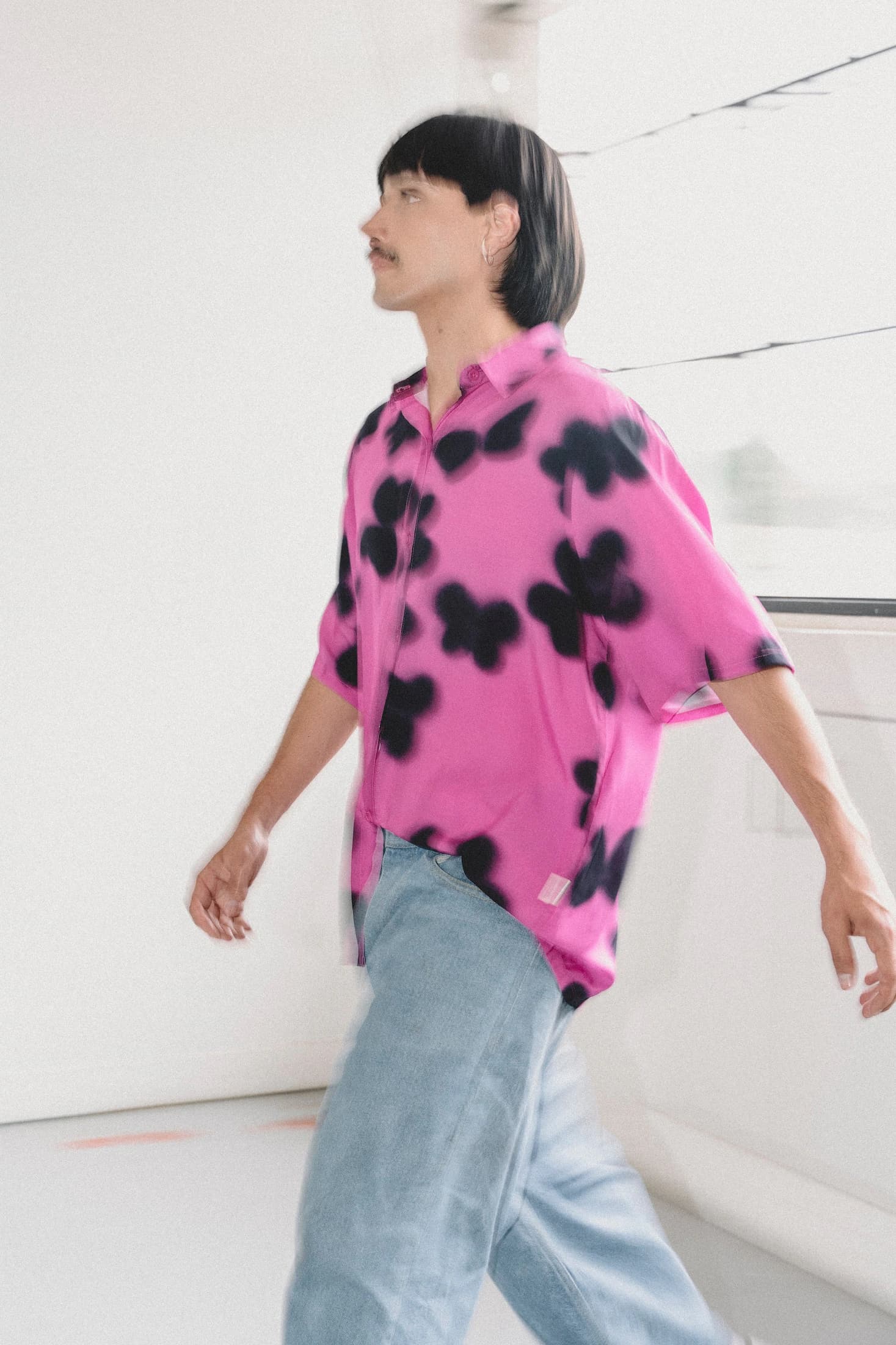 Camisa SOMBRAS rosa - UNISEX - imagen 6