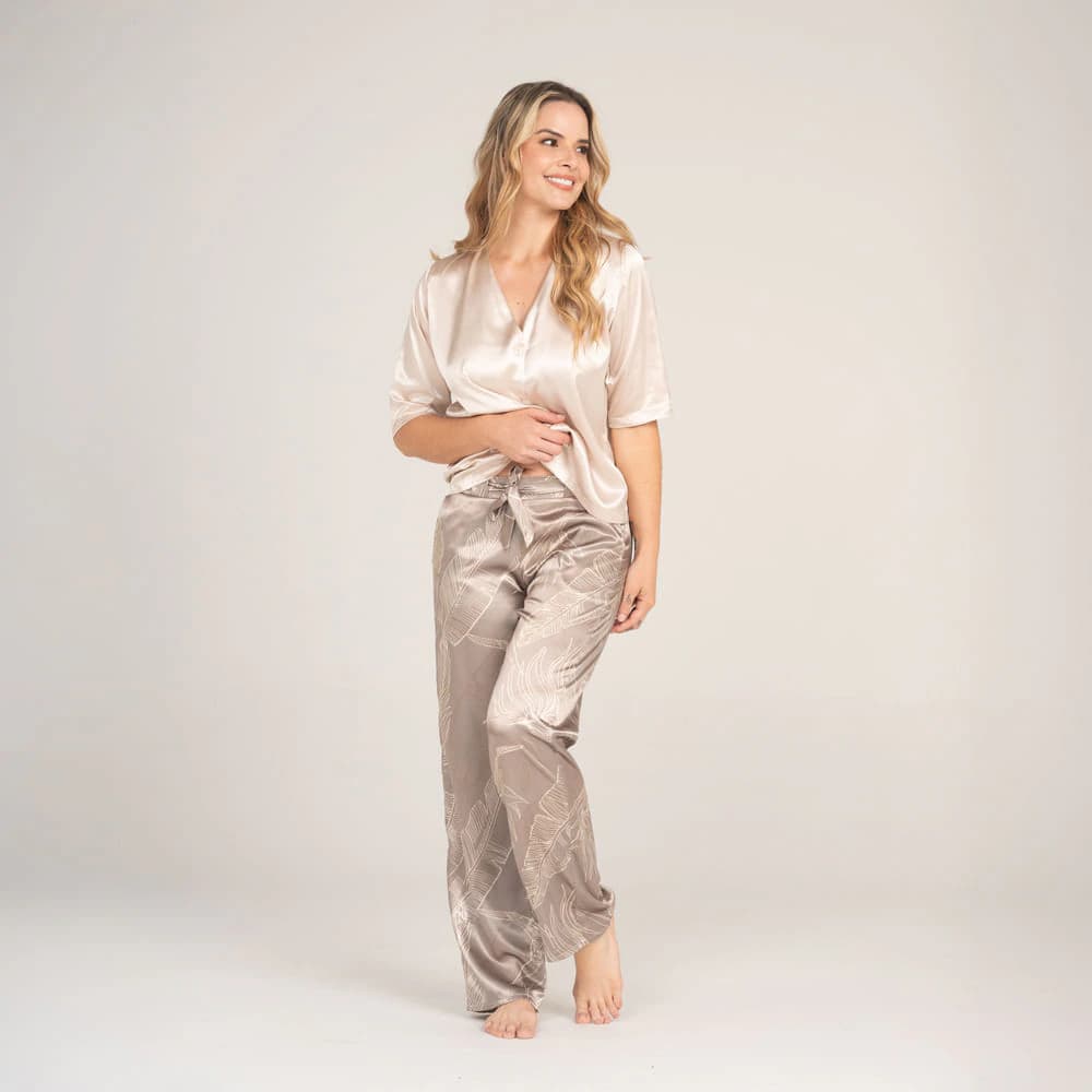 Pantalón Básico Satin Paraiso - imagen 2