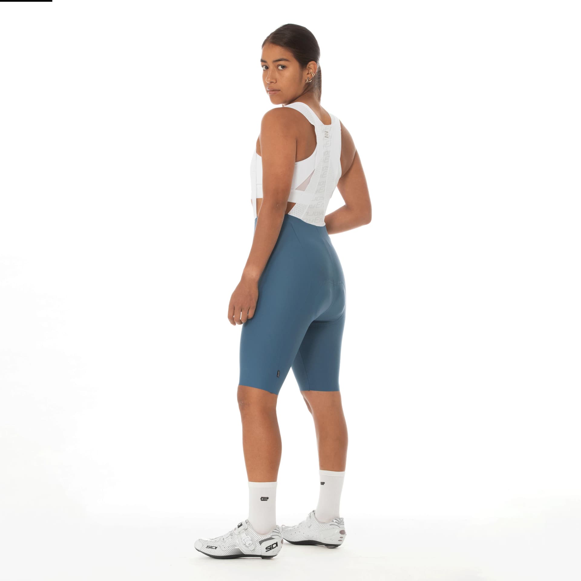 Pantaloneta Venge azul índigo con  cortes masculina - imagen 8
