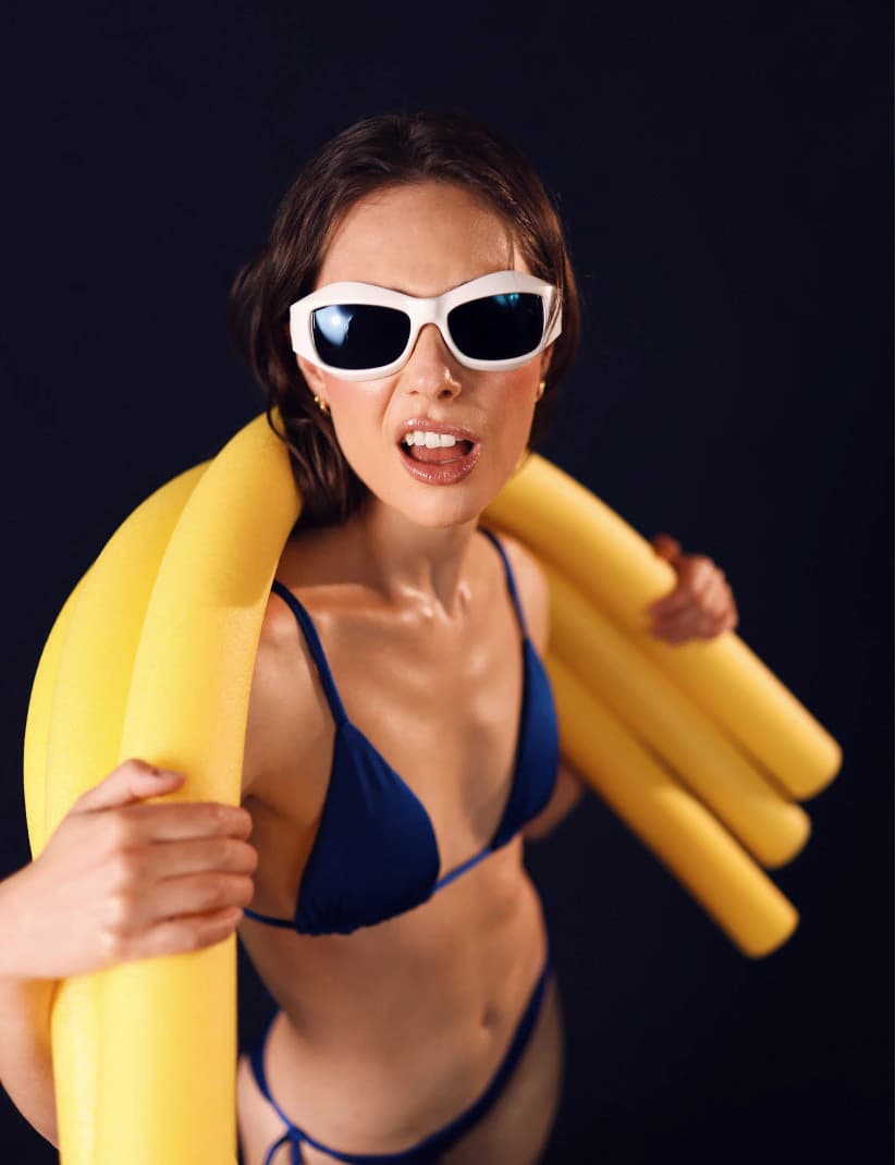 Top de Bikini Rayo Azul Royal - imagen 1