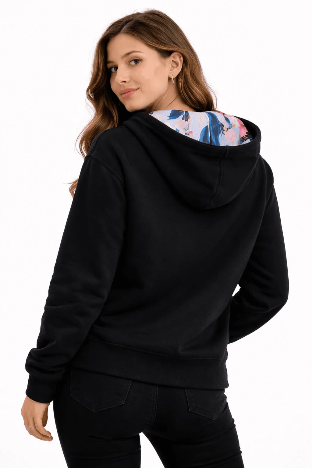 Black Flowers Hoodie - imagen 3