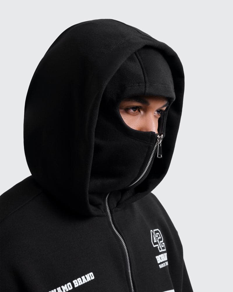 Hoodie Negro con Balaclava Street Armor - imagen 4
