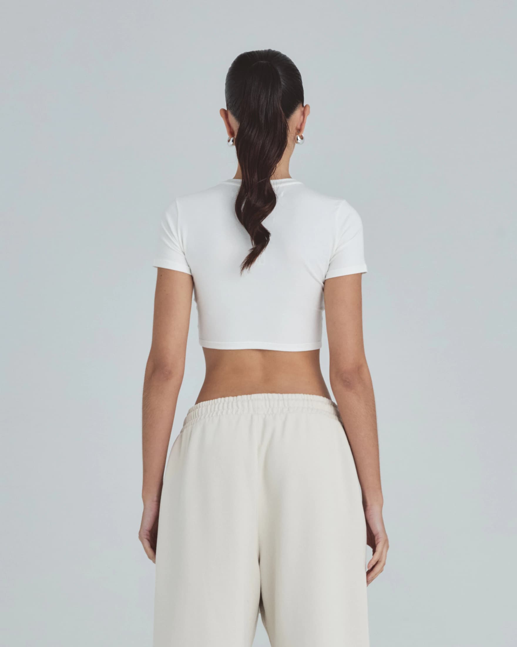 Line Basic Baby Tee White - imagen 7