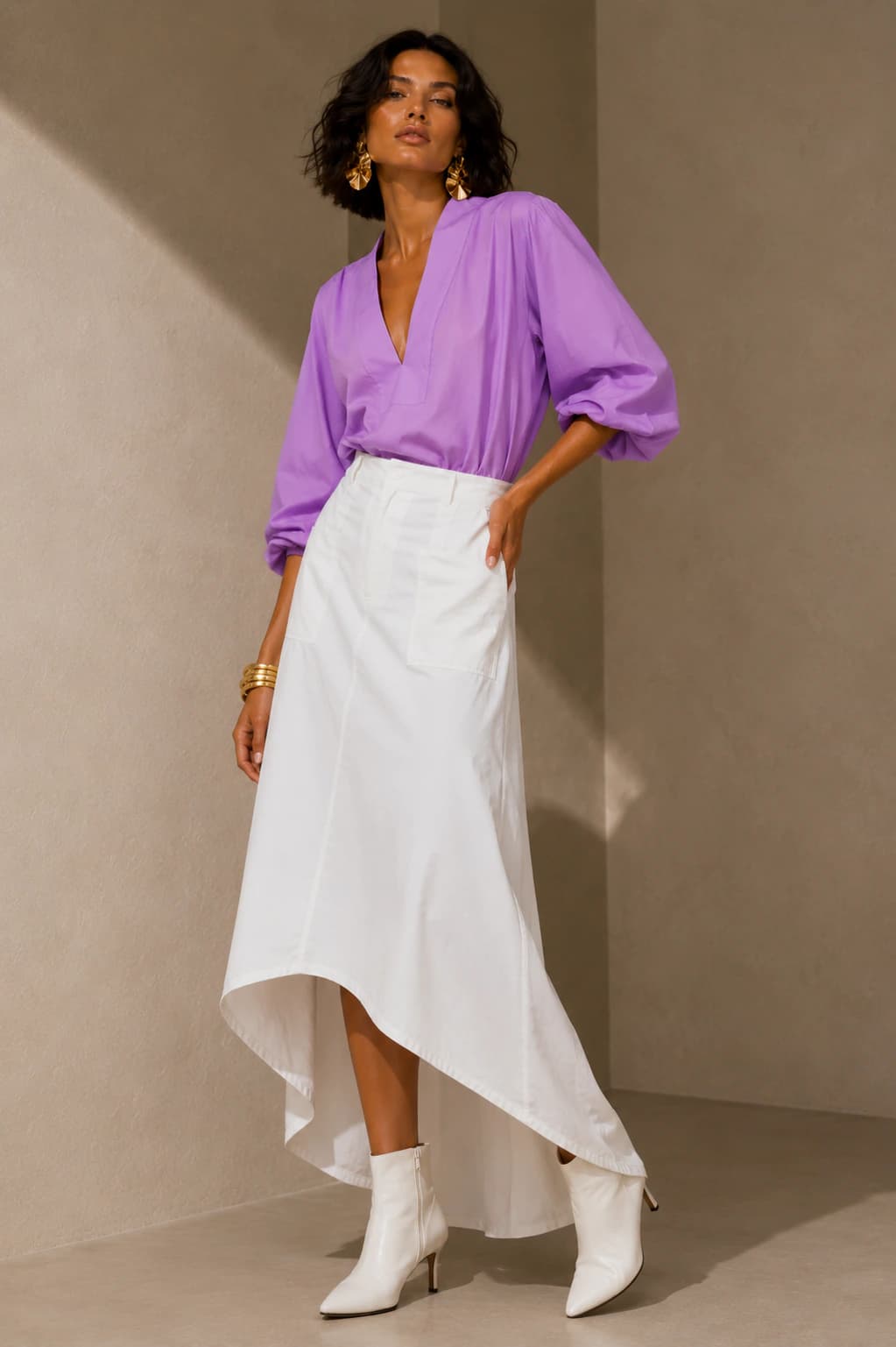 Blusa Polonia lila - imagen 4
