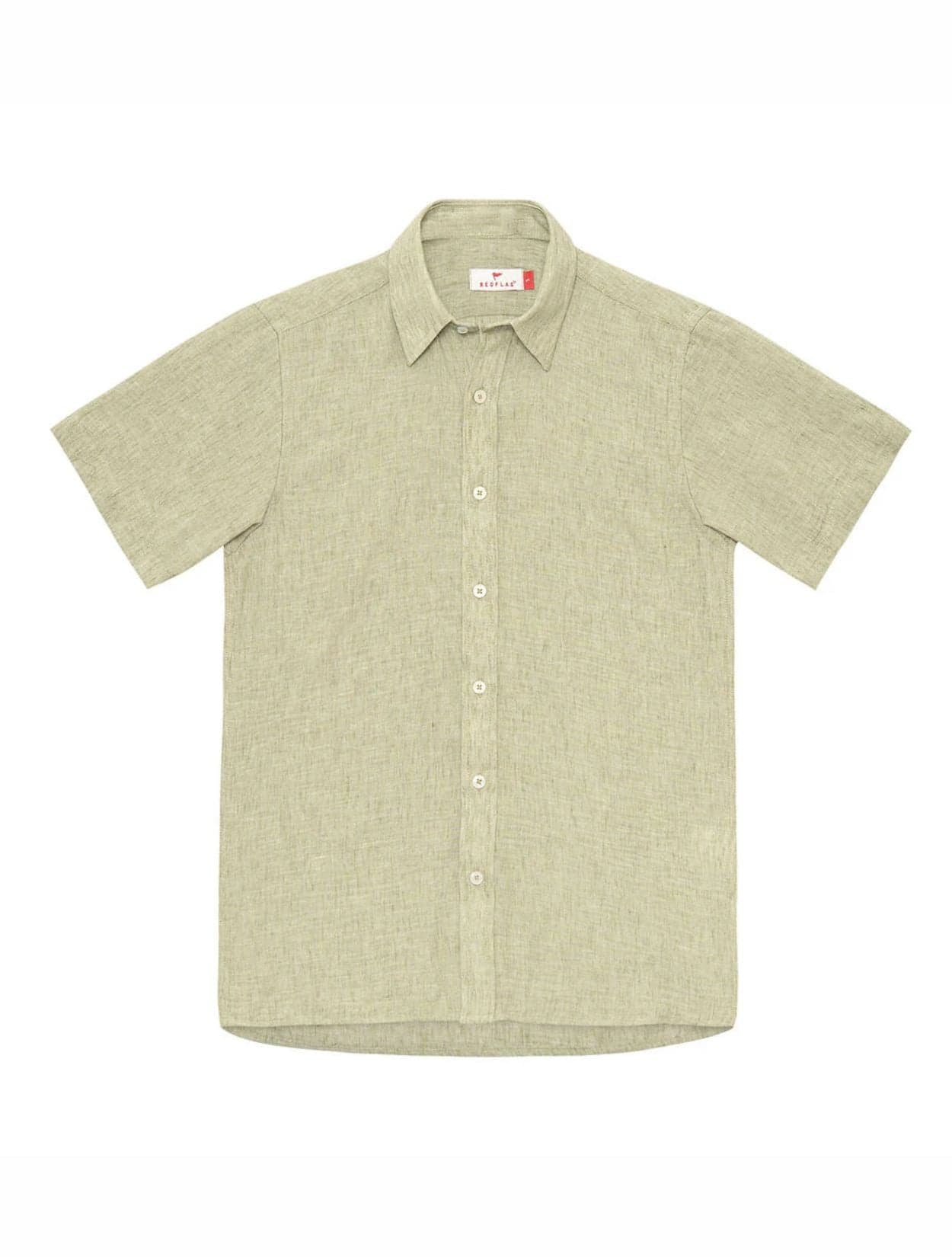 CAMISA DE LINO MANGA CORTA - imagen 1