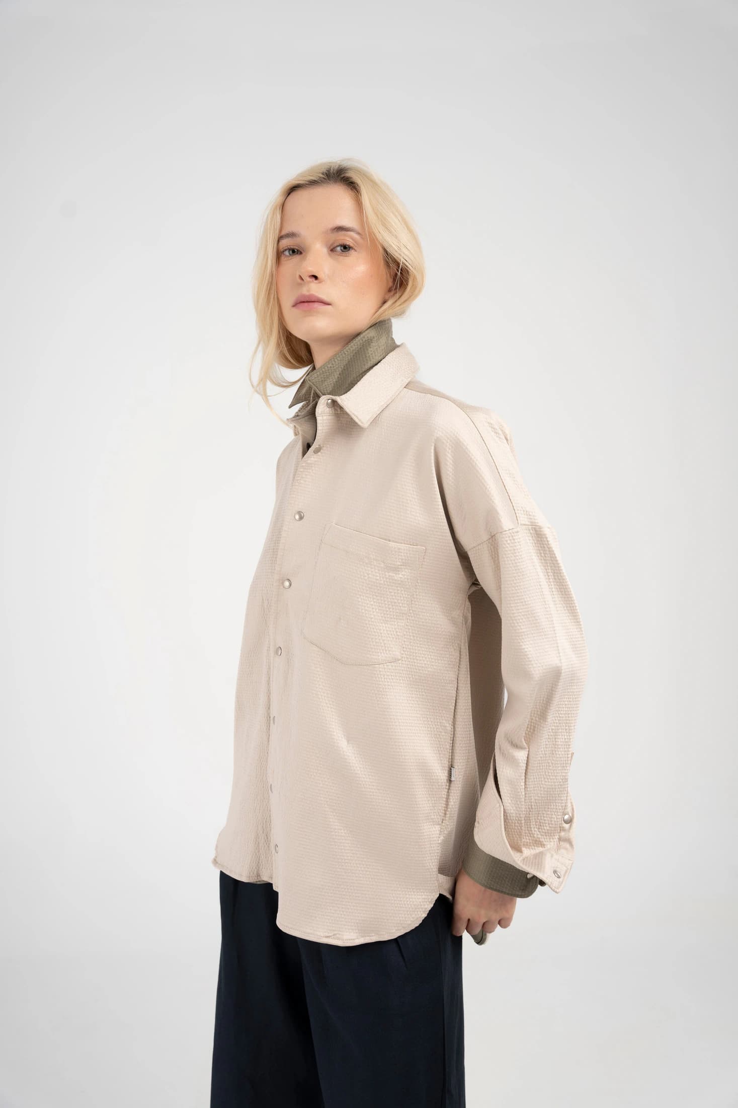 The Bubble Tencel Shacket