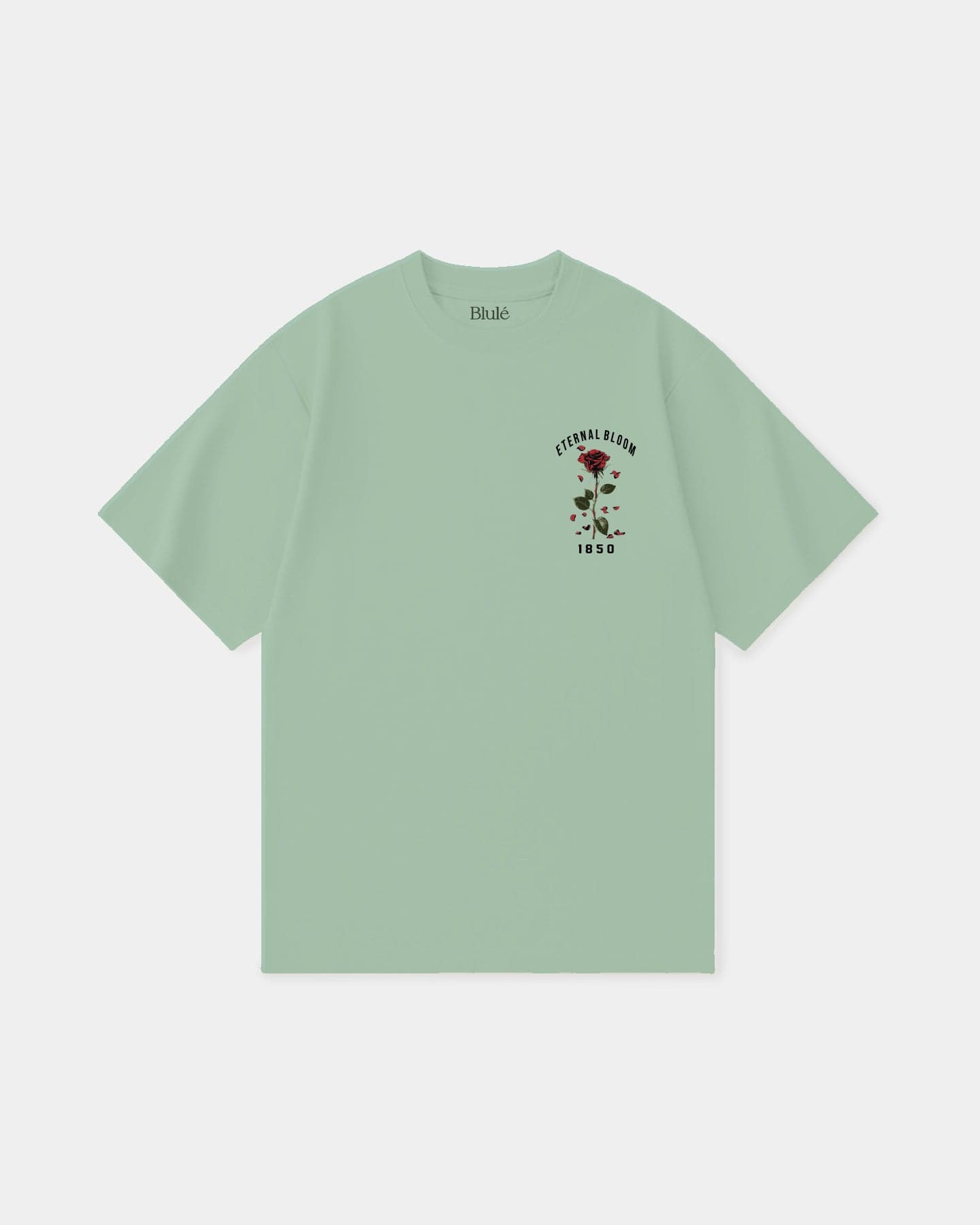 Oversized T Shirt Eternal Bloom Light Green - imagen 2