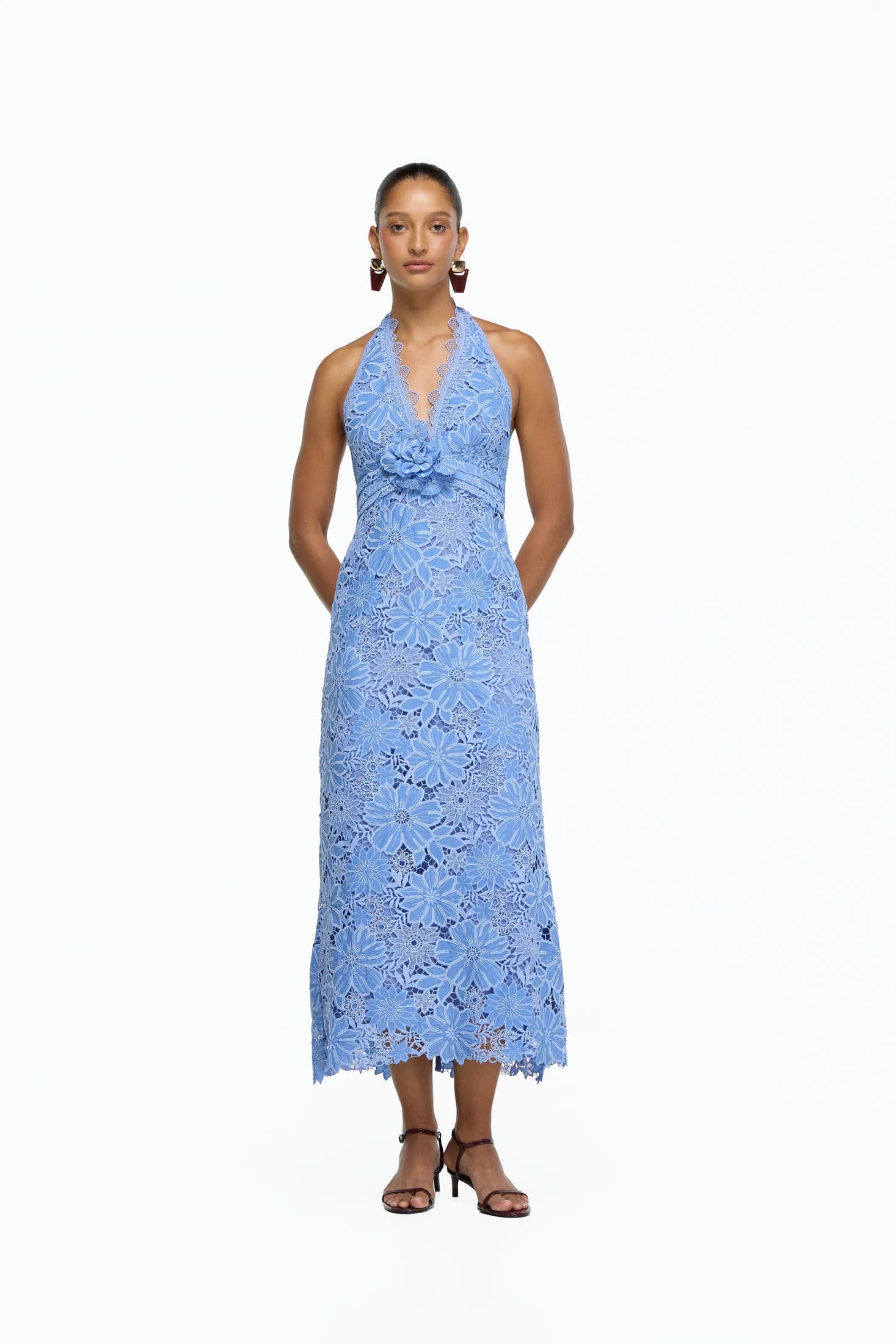 ODETTE MAXI DRESS BLUE