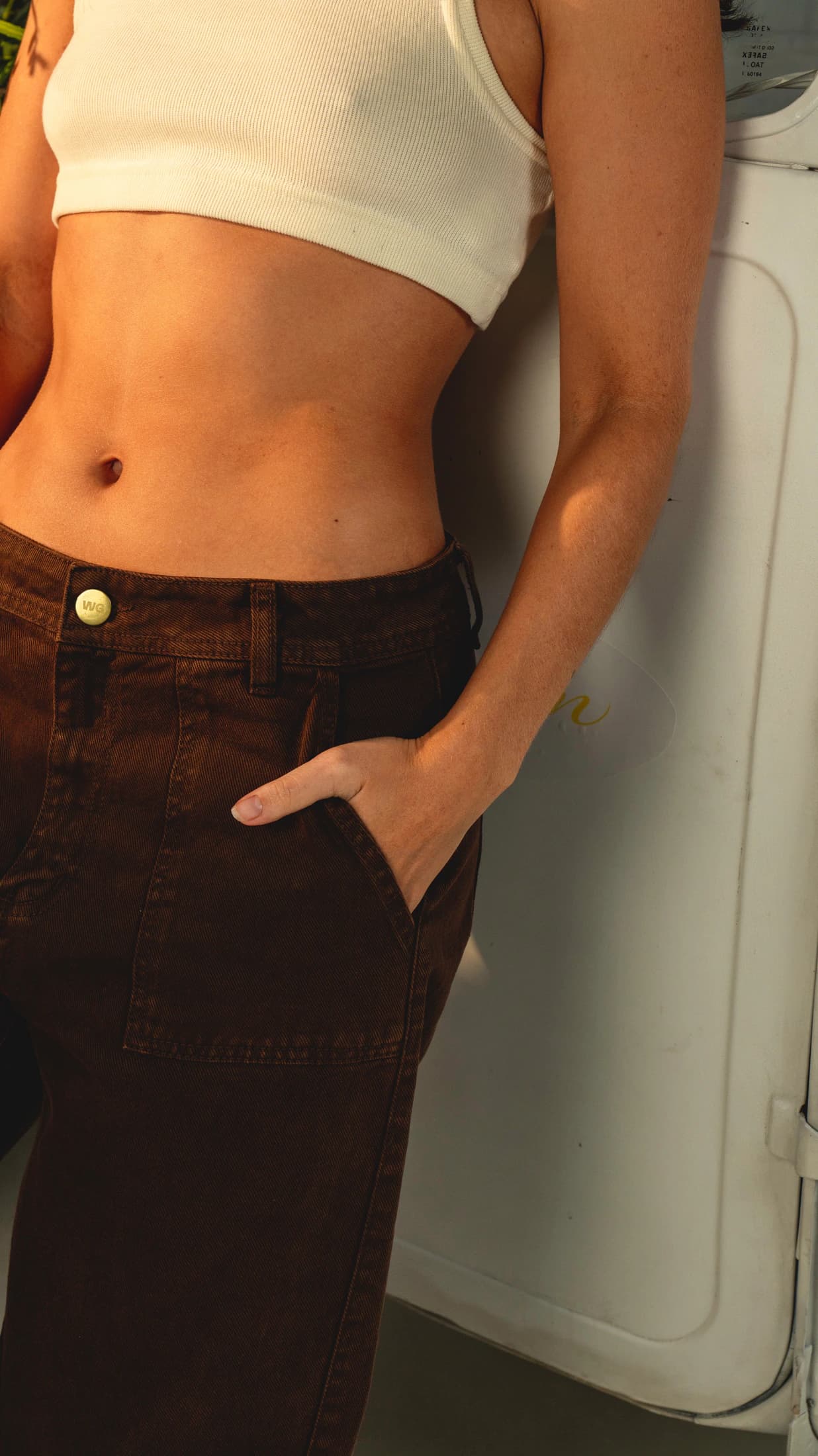 JEAN MUJER POLINIZADORES CAFÉ - imagen 2