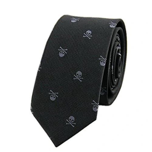 Corbata Negra con Calaveras - imagen 1