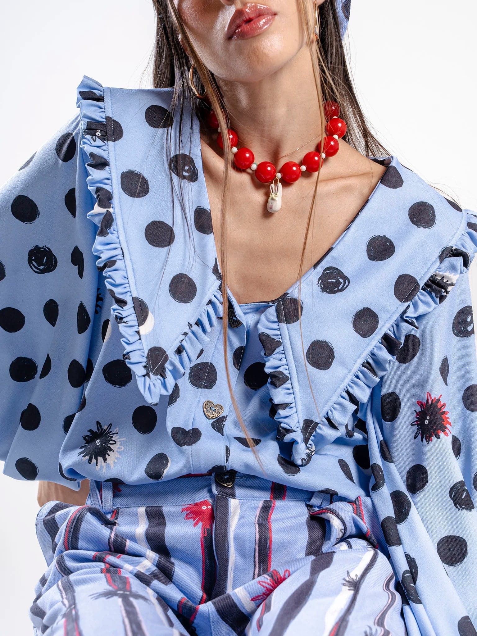 Camisa Ruches Entre Sombras - imagen 4