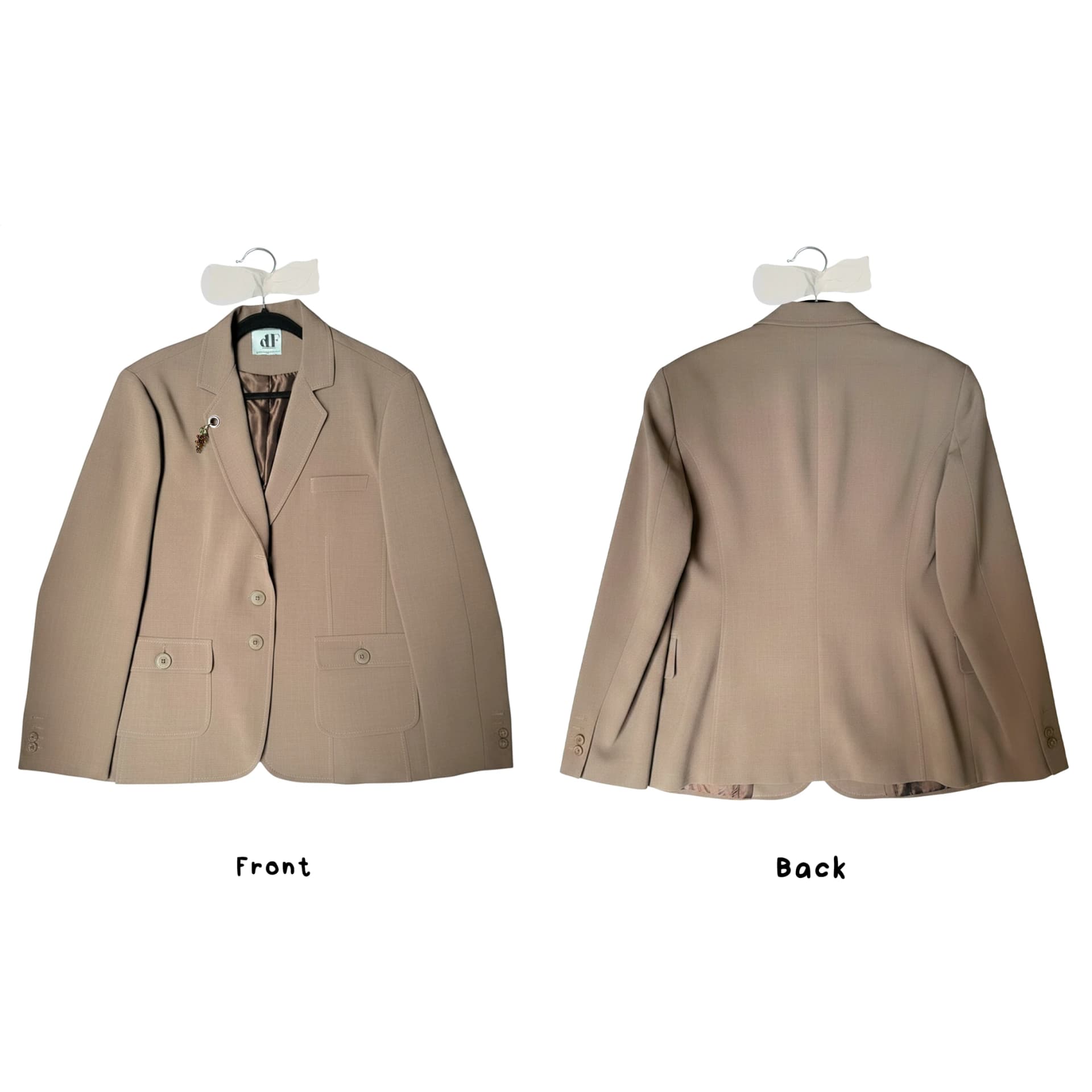 Upcycled Blazer (with fruity charms) - imagen 3