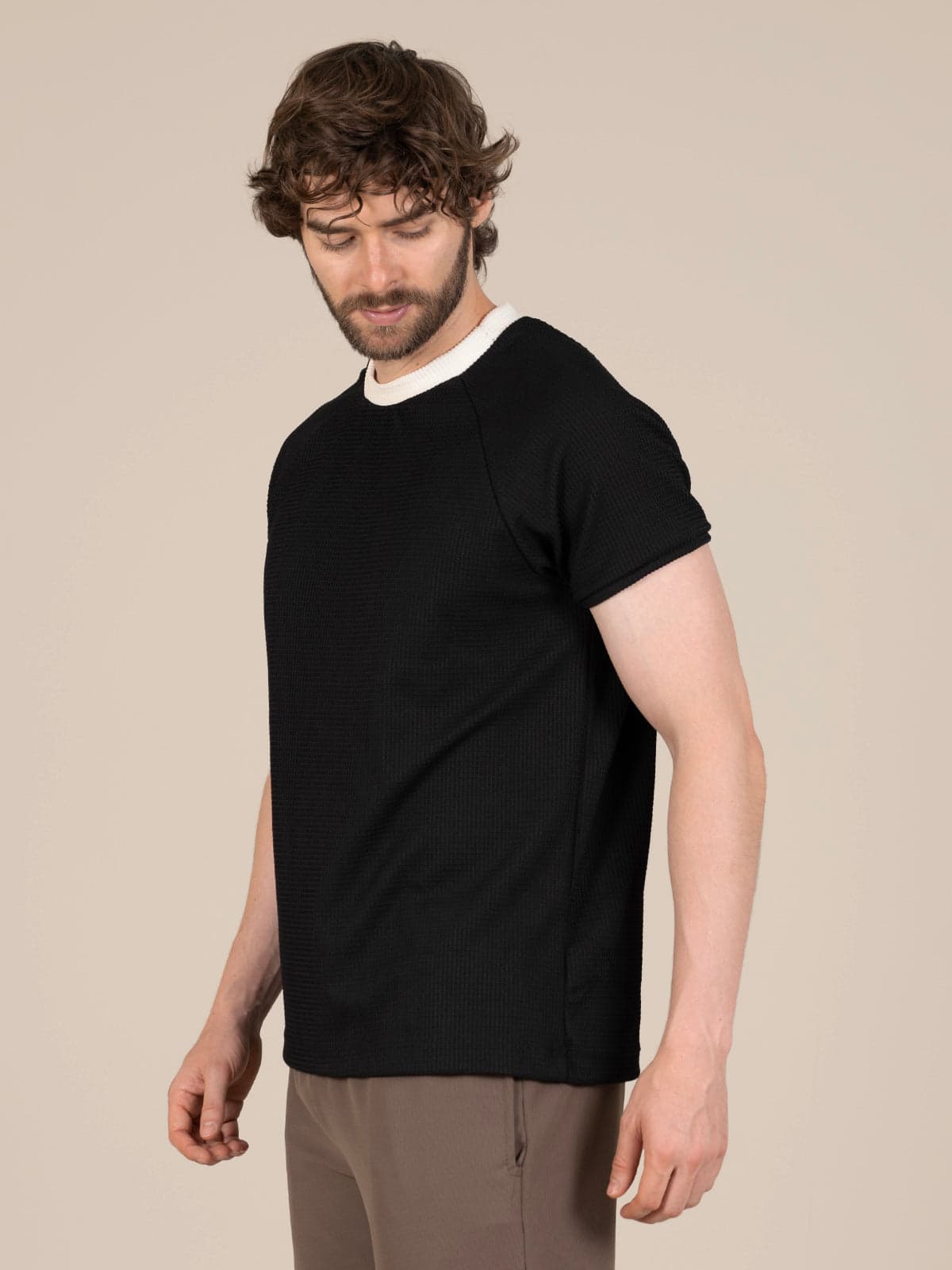 Camiseta hombre liam niza negro - imagen 3