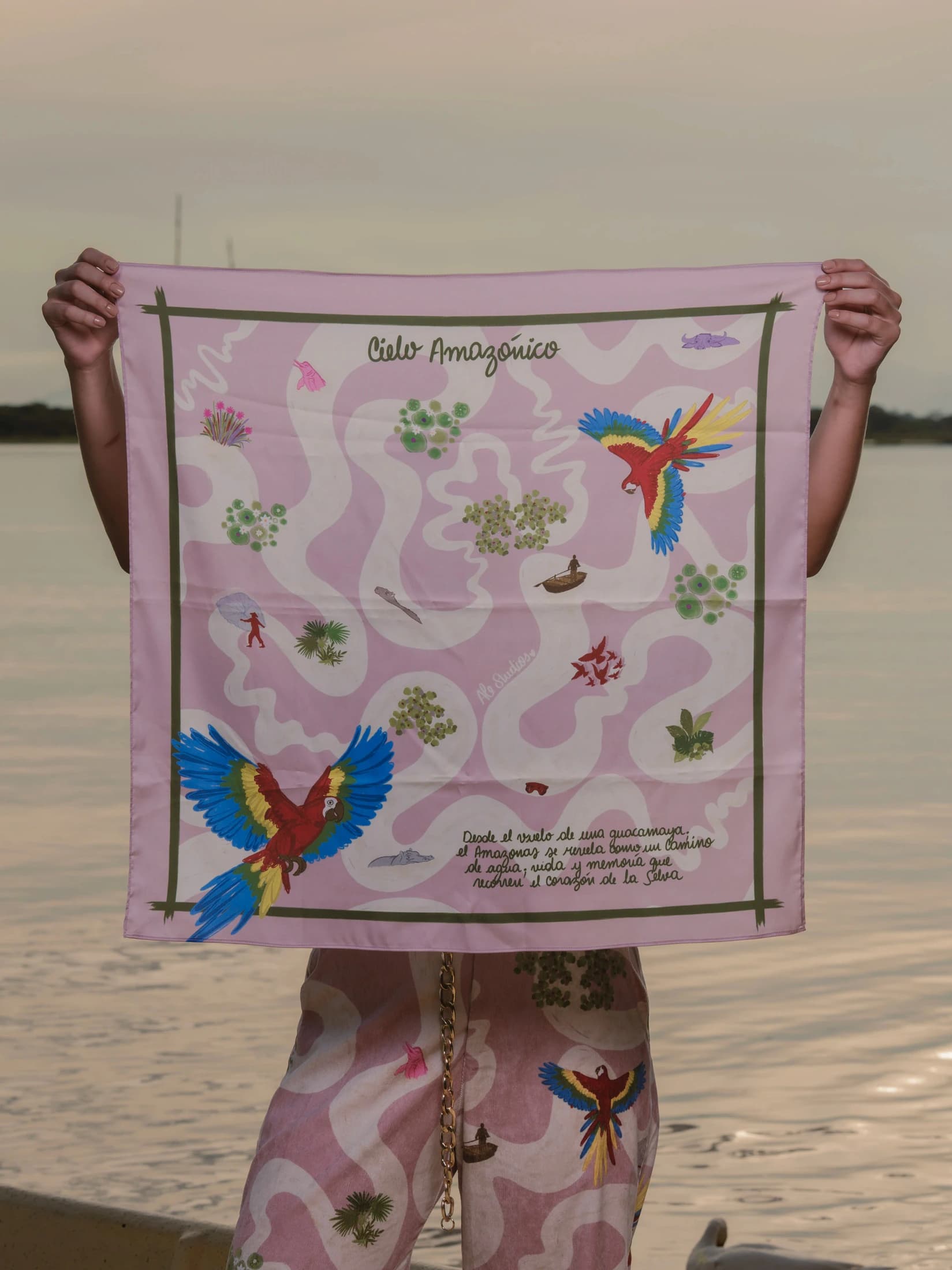 Pañoleta Cielo Amazónico - imagen 1