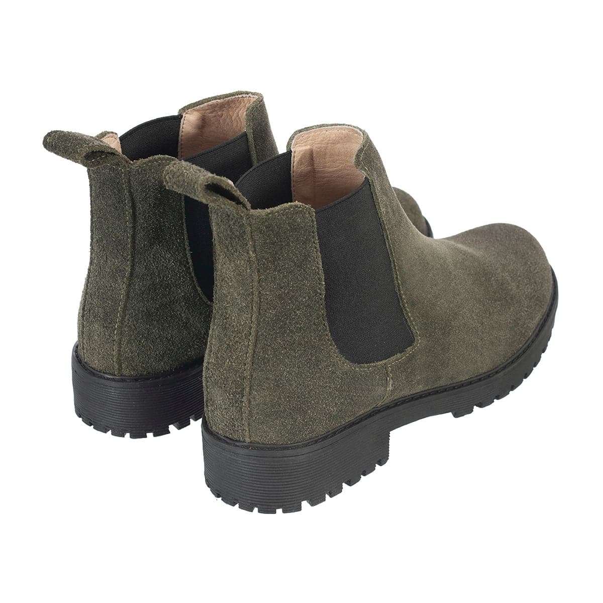 Botas Chelsea Sol Mujer Carnaza Verde Oliva - imagen 2