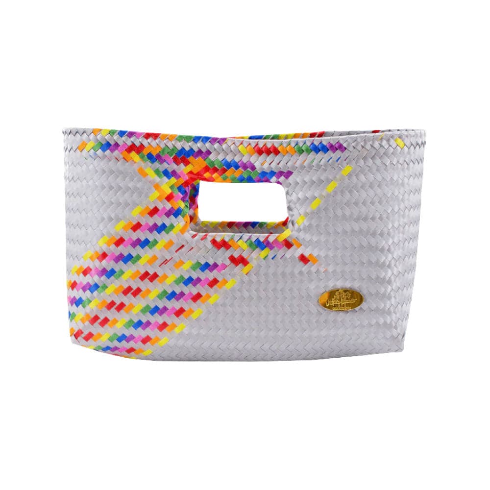 Alison Woven Clutch in Splash of Rainbow - imagen 3