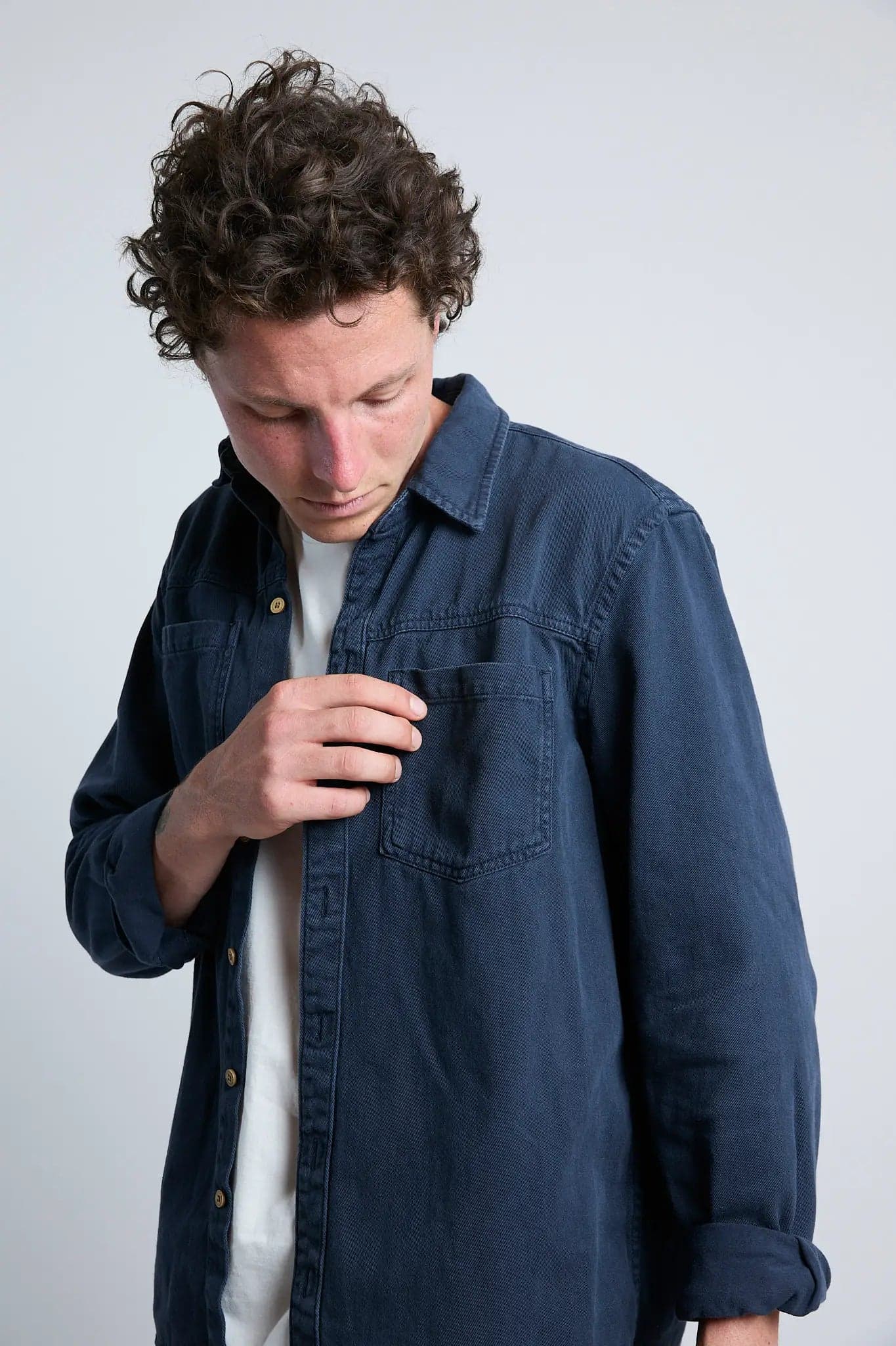 Sobrecamisa azul