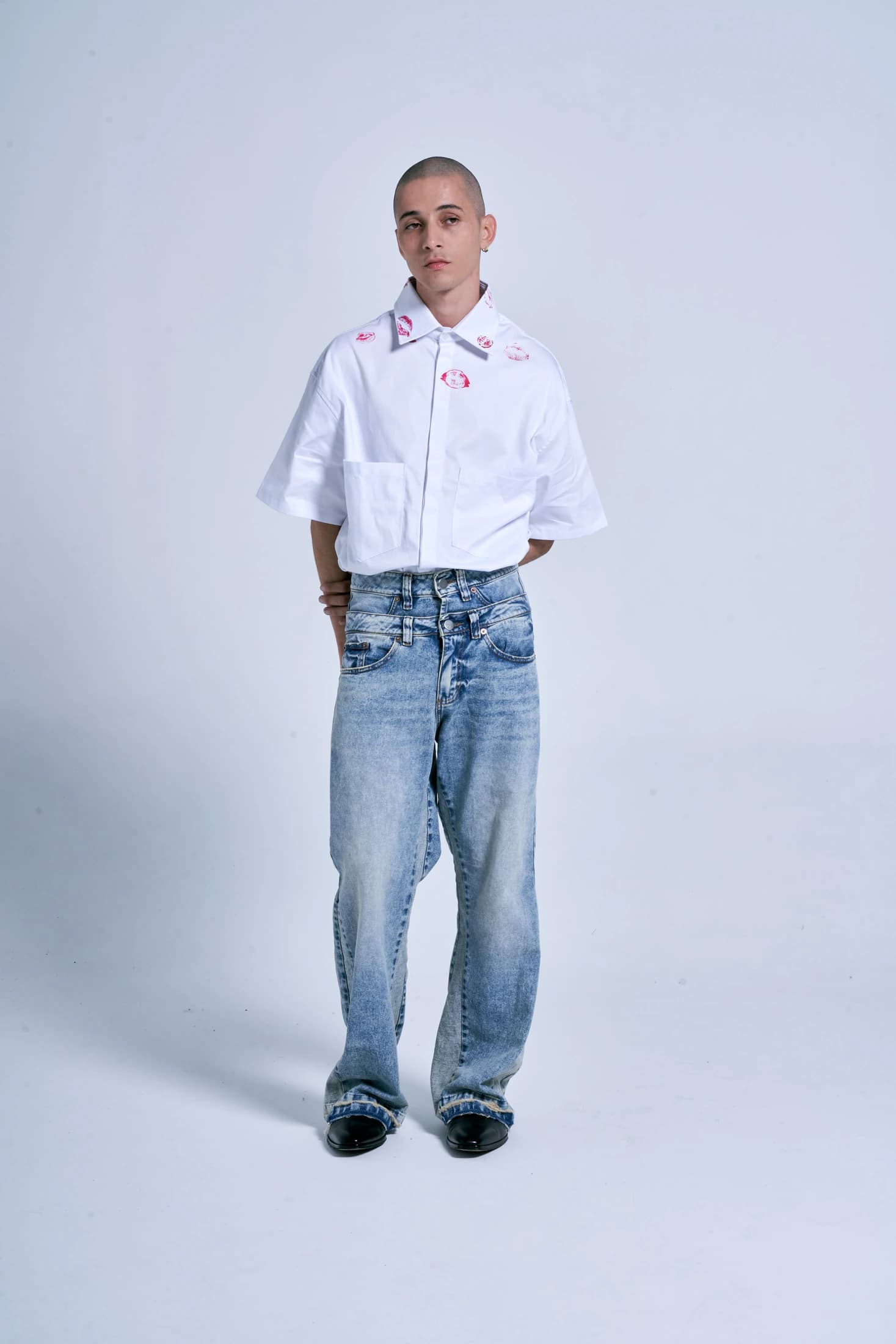 TOO MUCH IRONY! WHITE OVERSHIRT - imagen 11