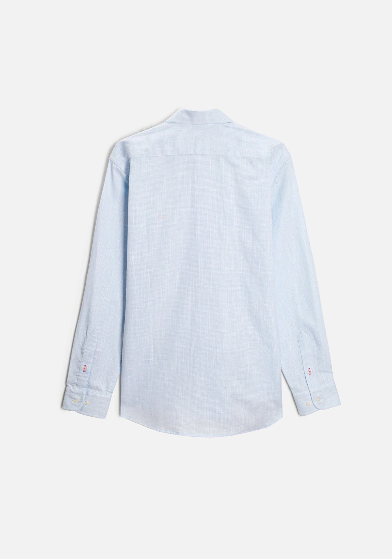 Camisa H CI Cuadros L-Fuc Azul Claro - imagen 4