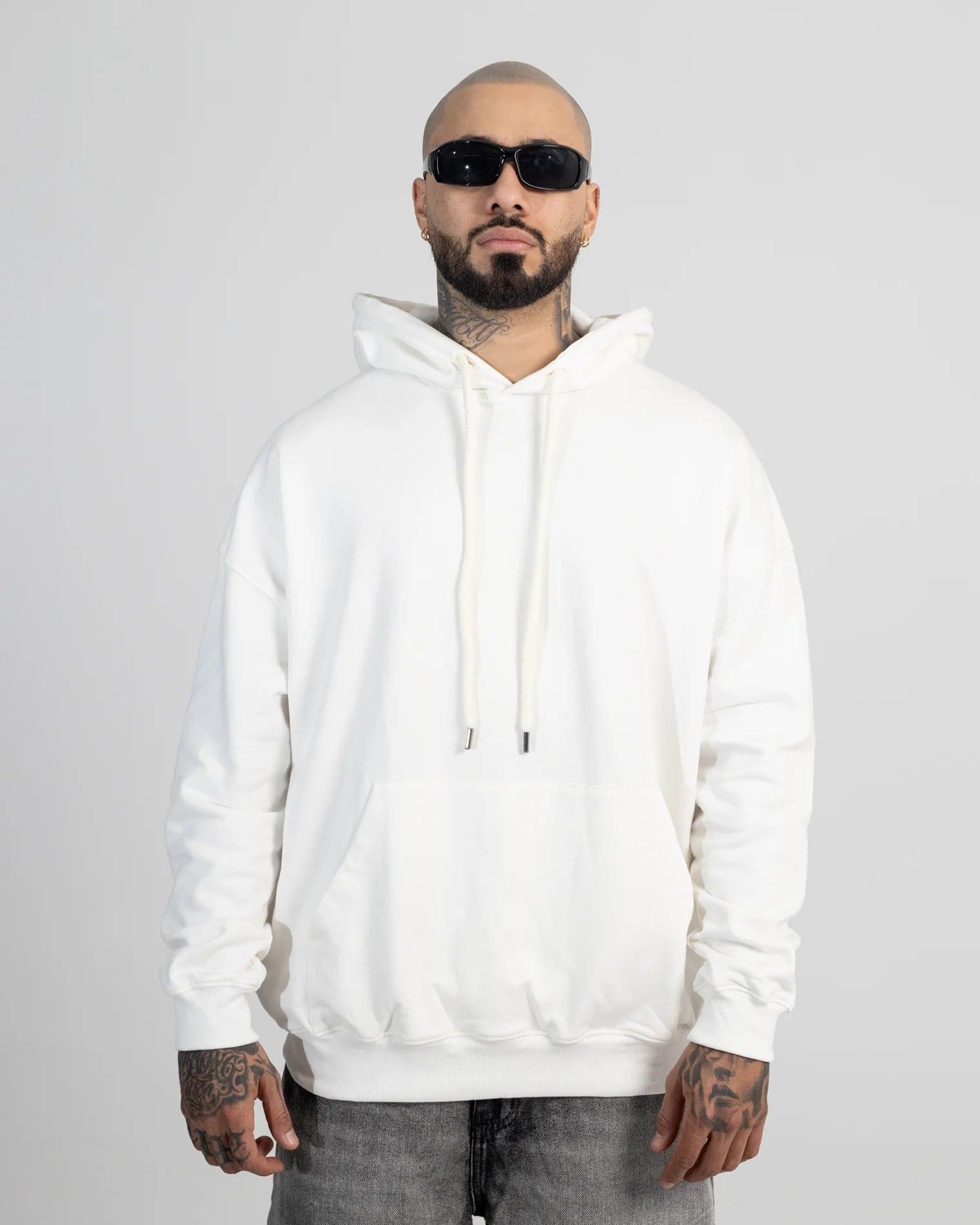 Hoodie Oversize White Essential - imagen 3