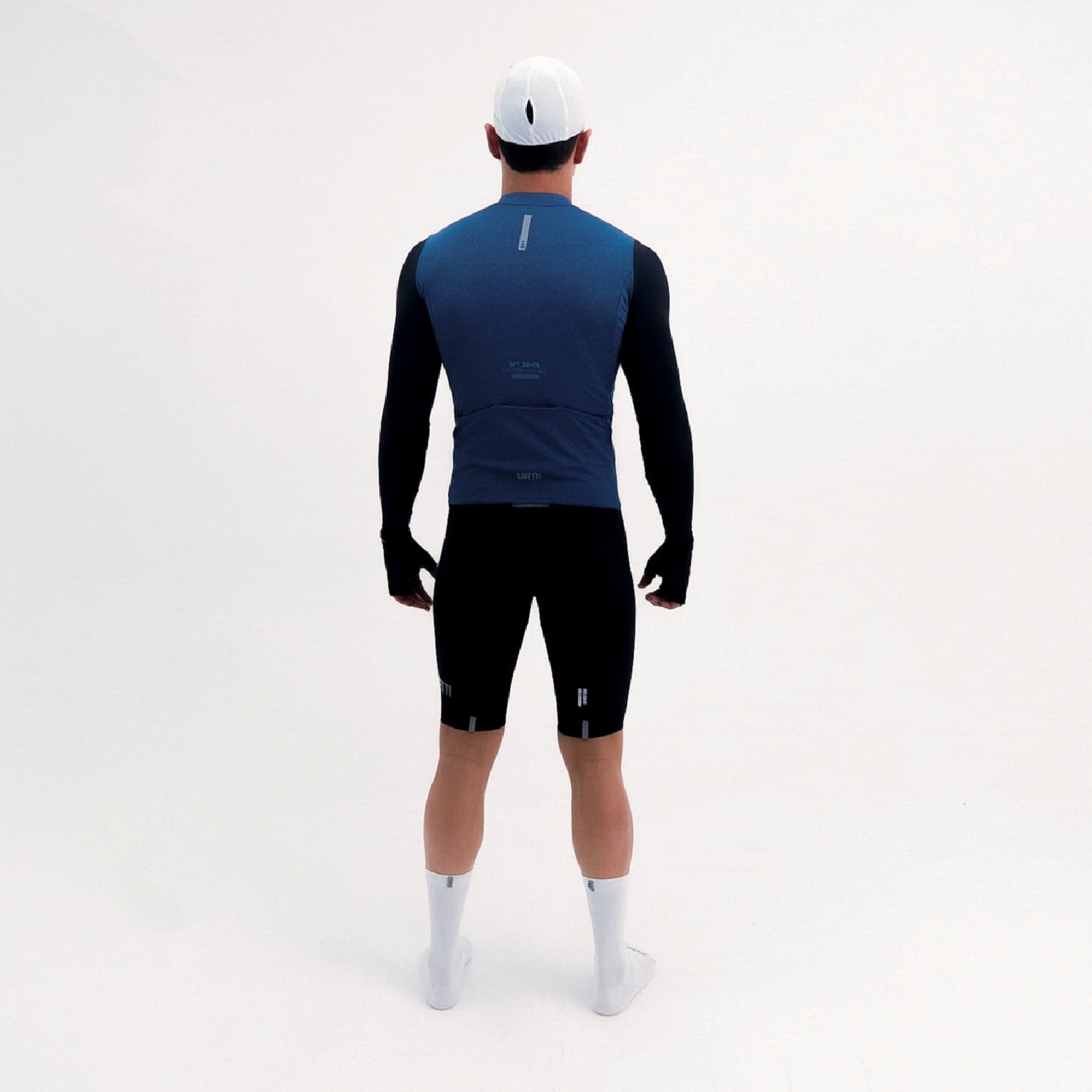 CAMISA CICLISMO MANGA LARGA CLIMATE AZUL PARA HOMBRE - imagen 2