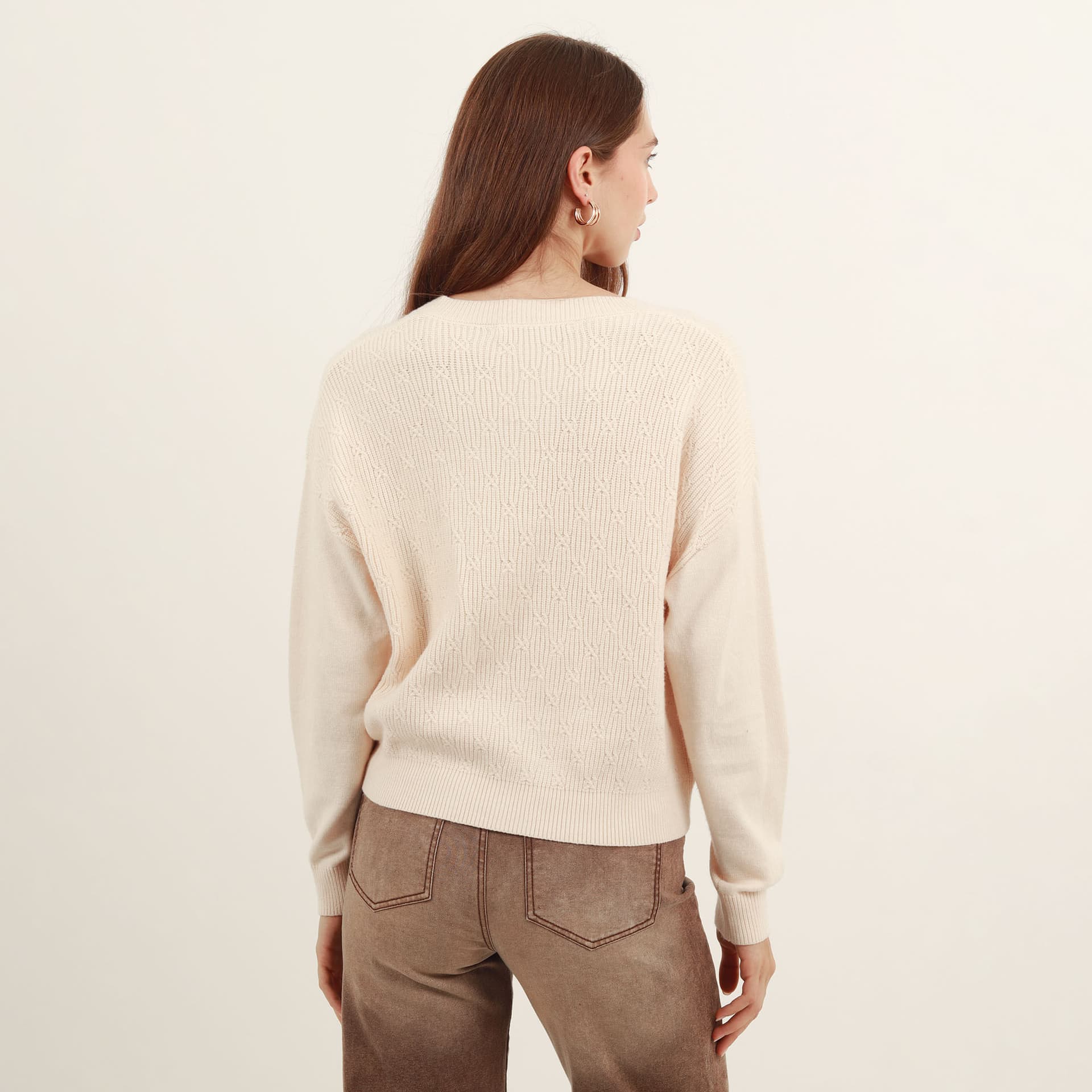 Sweater Cuello Redondo Manga Larga - imagen 4