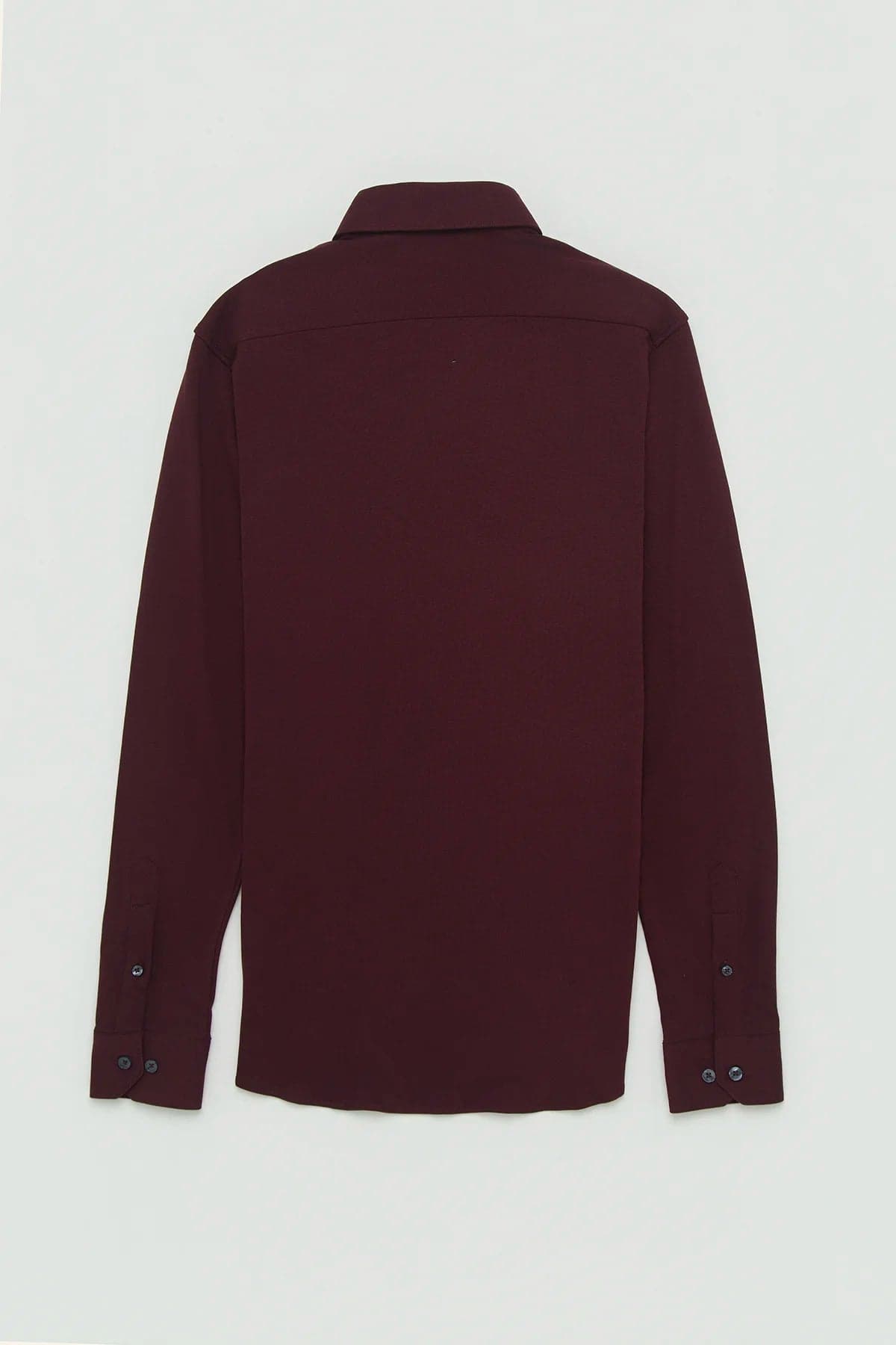 Camisa Piqué Algodón Borgoña - imagen 4
