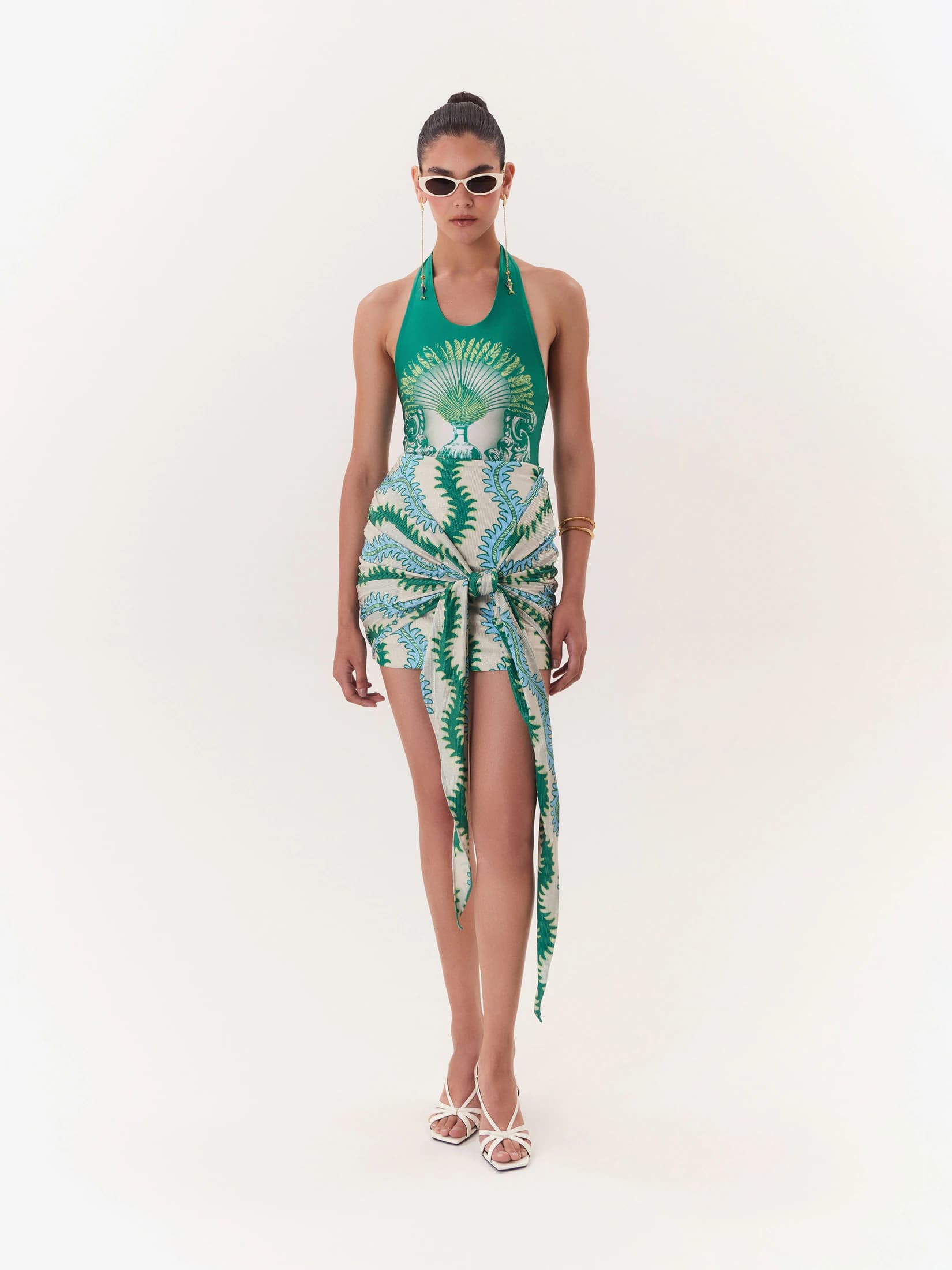 Falda Stretch Solar - Verde
