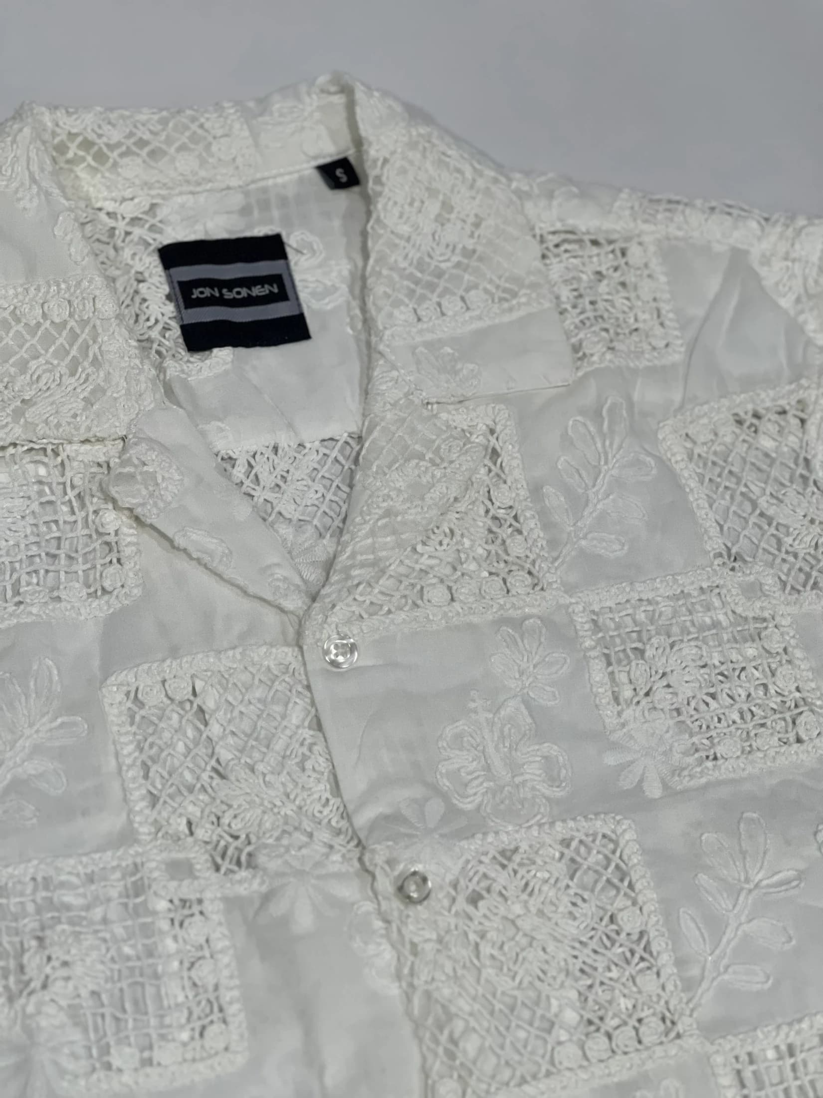 Camisa tejida manga corta oversize Jon Sonen - imagen 2