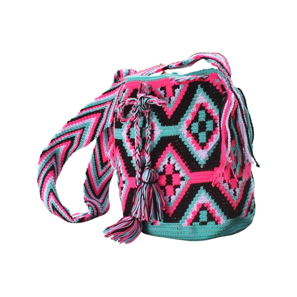 Pink & Turquoise Mochila - imagen 1