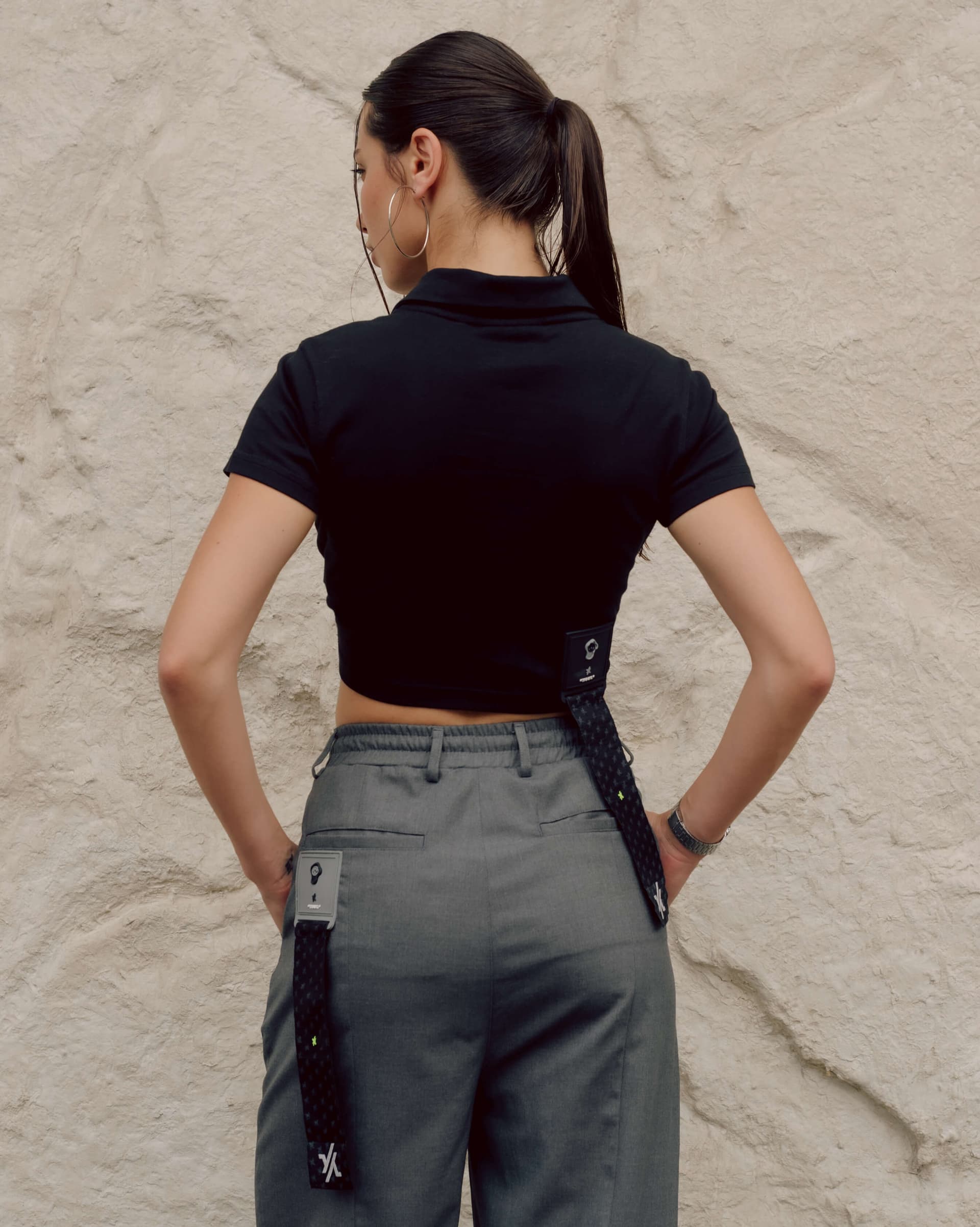 MIXED NECK POLO NEGRO - imagen 6