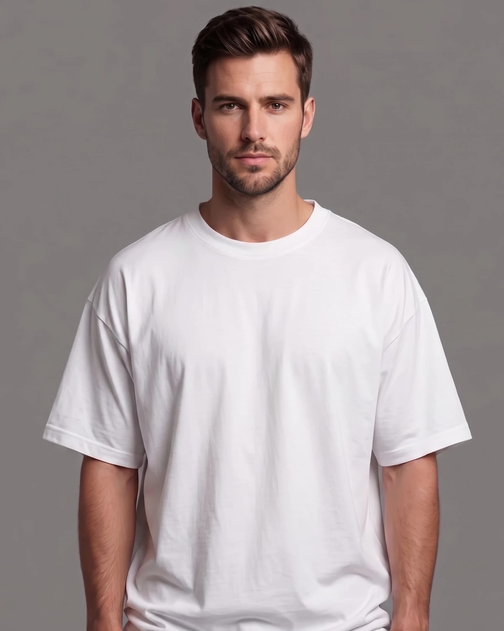 Camiseta Fist Basica Premium Stretch Blanca - imagen 1