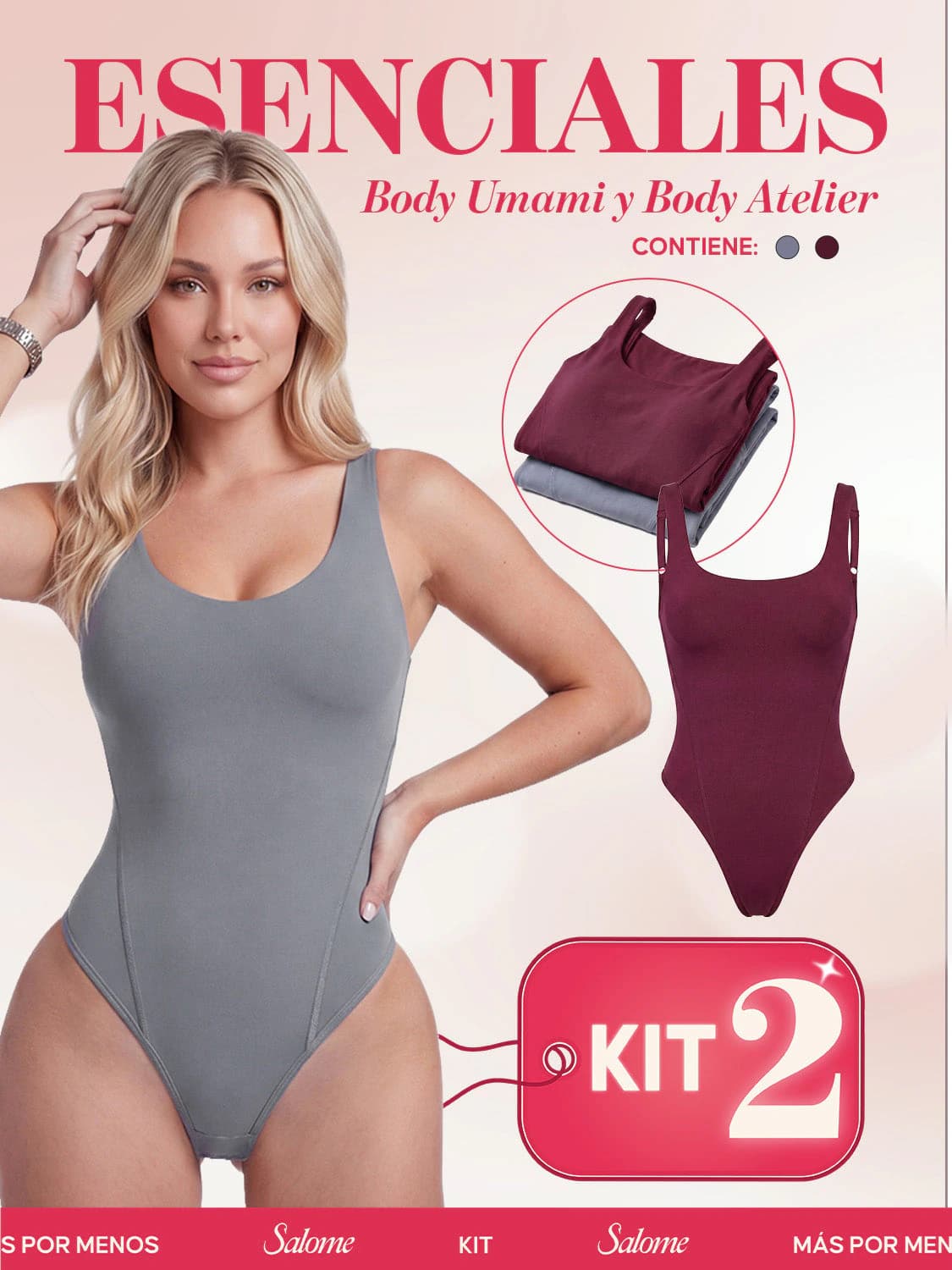 Kit Body Umami Tiras Finas & Atelier Espalda Profunda | Salome 5005 + 5004