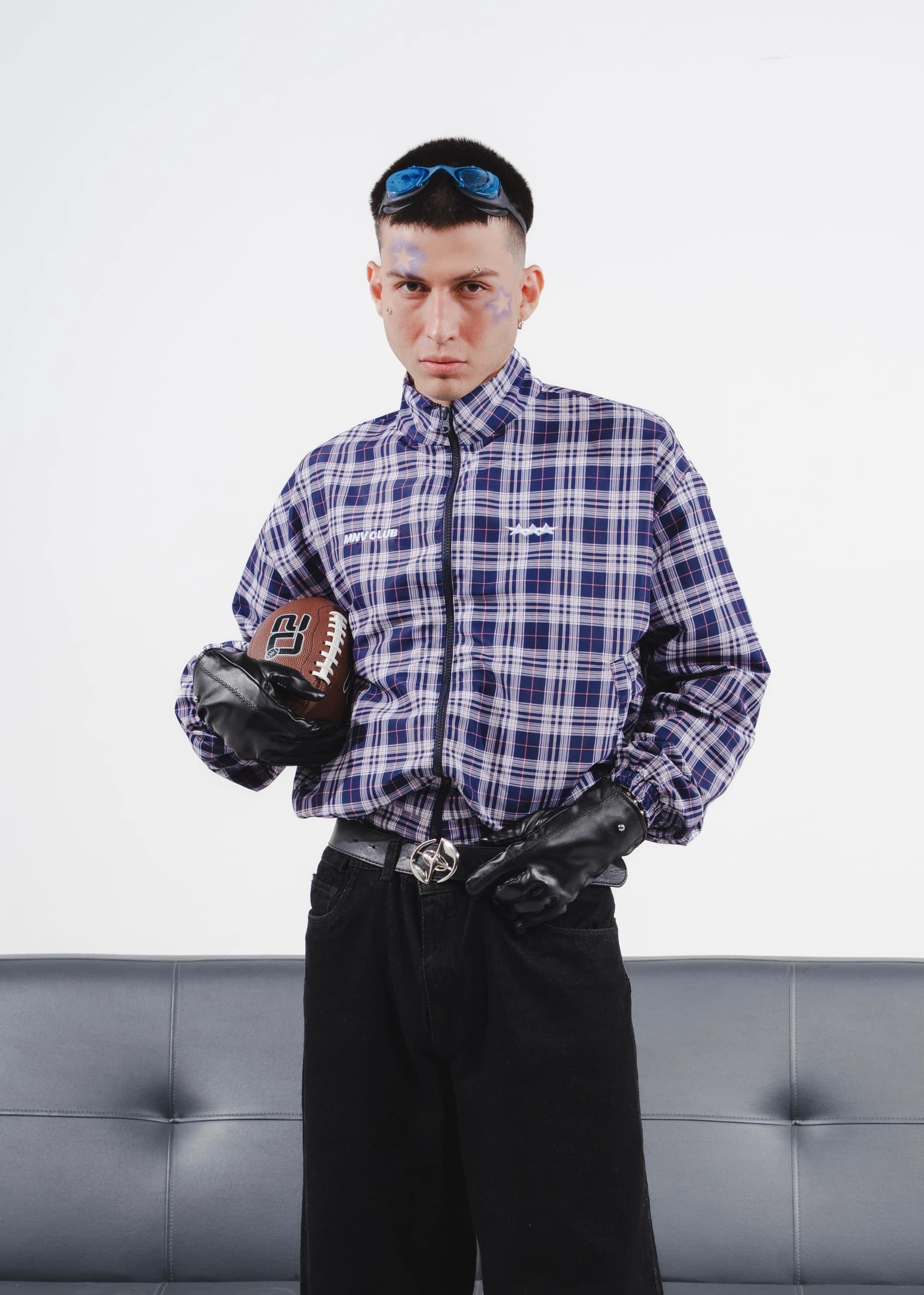 CHAQUETA NAOKI CUADROS. - imagen 1