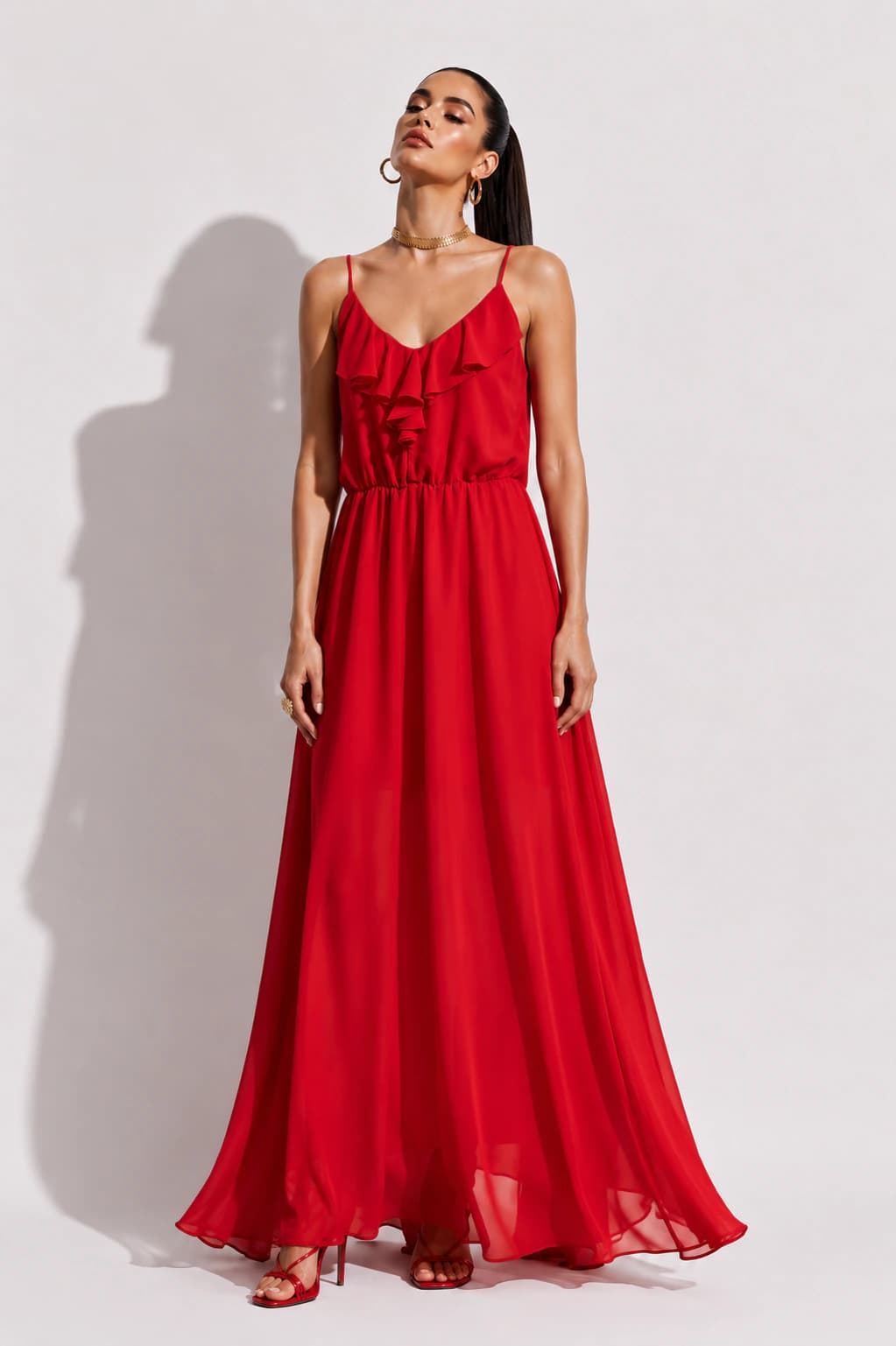 Vestido Zelma Rojo - imagen 3