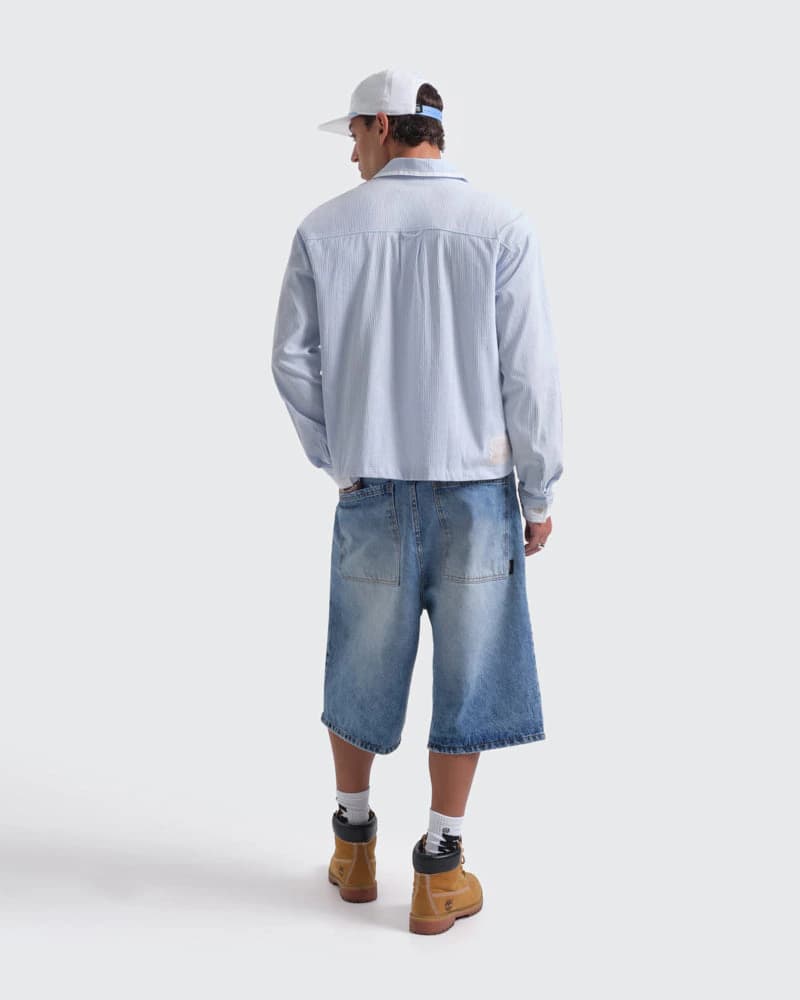 Camisa Azul Boxy Oxford Club - imagen 6