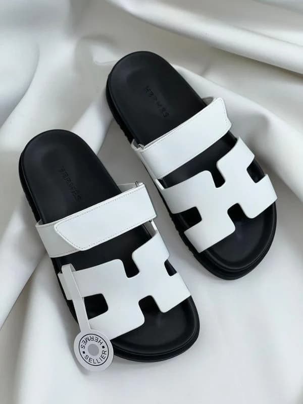 SANDALIA HERMES BLANCA VELCRO - imagen 3