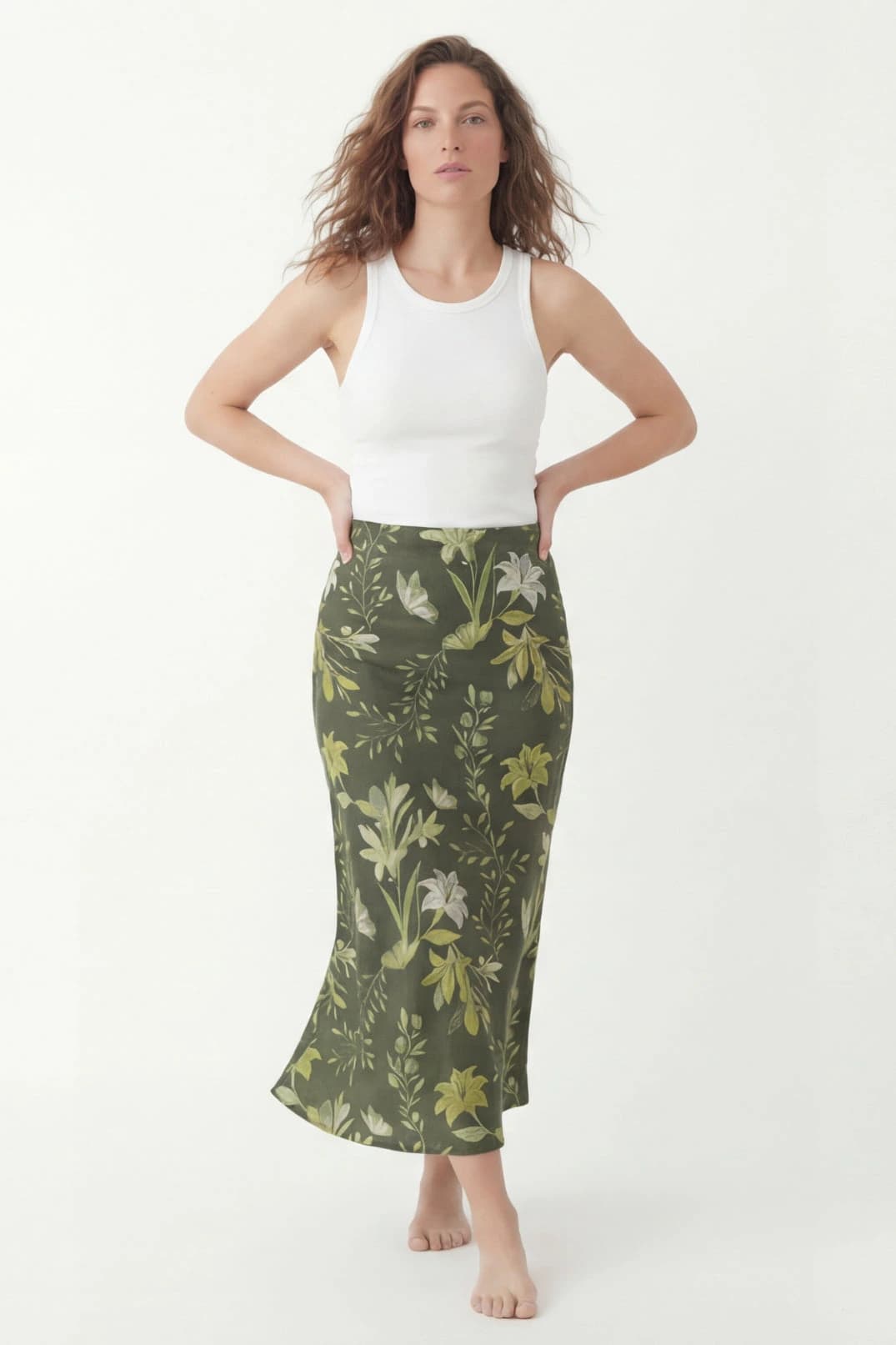 Falda Maia Puntos Verde