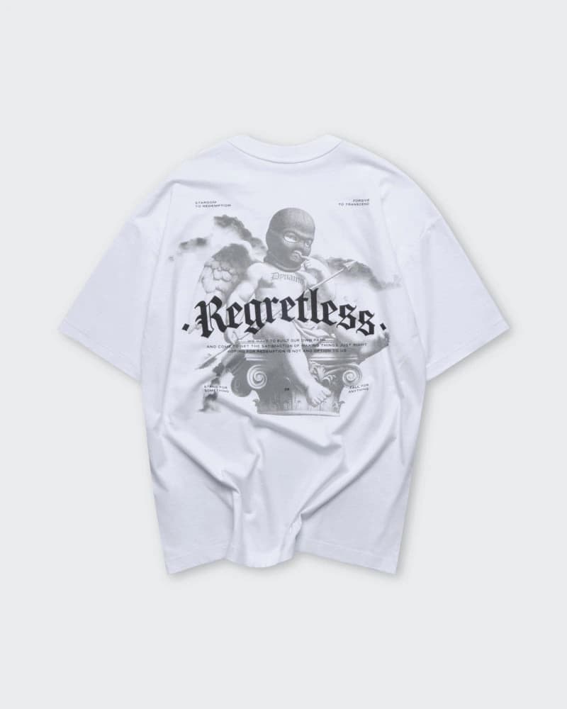 Camiseta Blanca Oversize Rebel - imagen 5