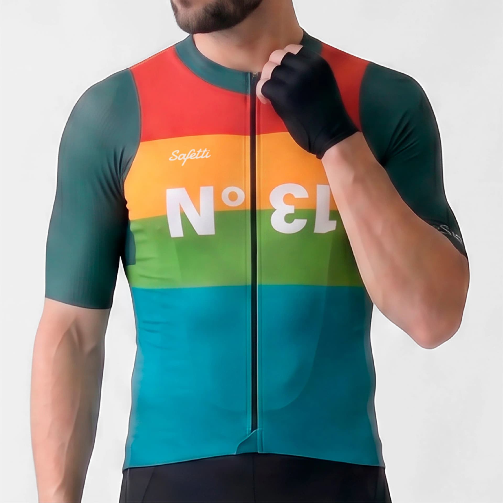 CAMISA CICLISMO MANGA CORTA N-13 PARA HOMBRE - imagen 4
