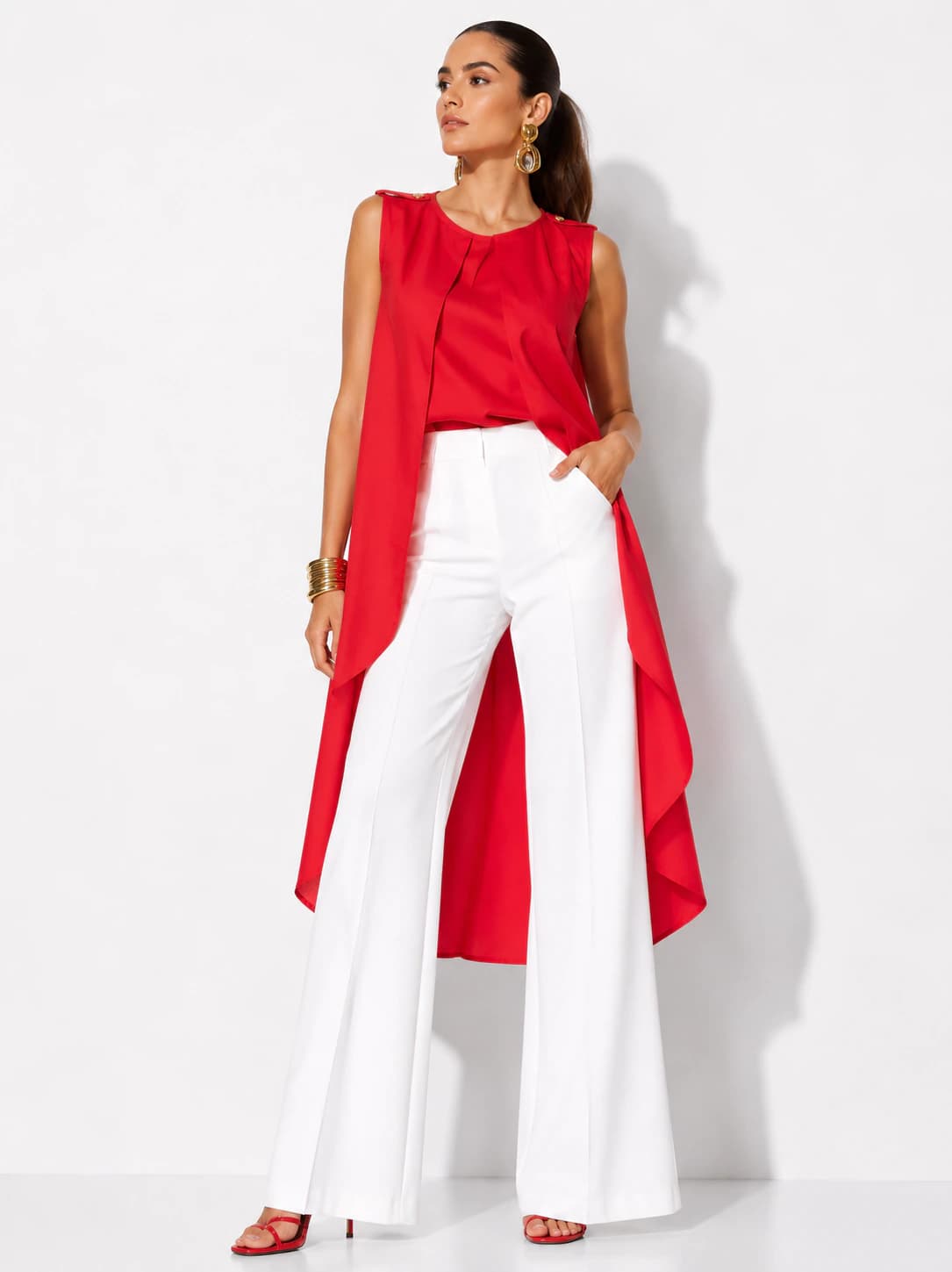 Blusa Luz Angela Rojo - imagen 2
