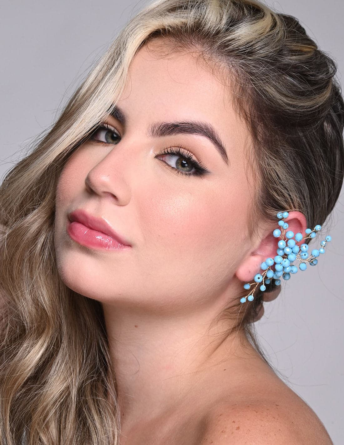 Ear Cuff Glimmer Turquoise - imagen 1