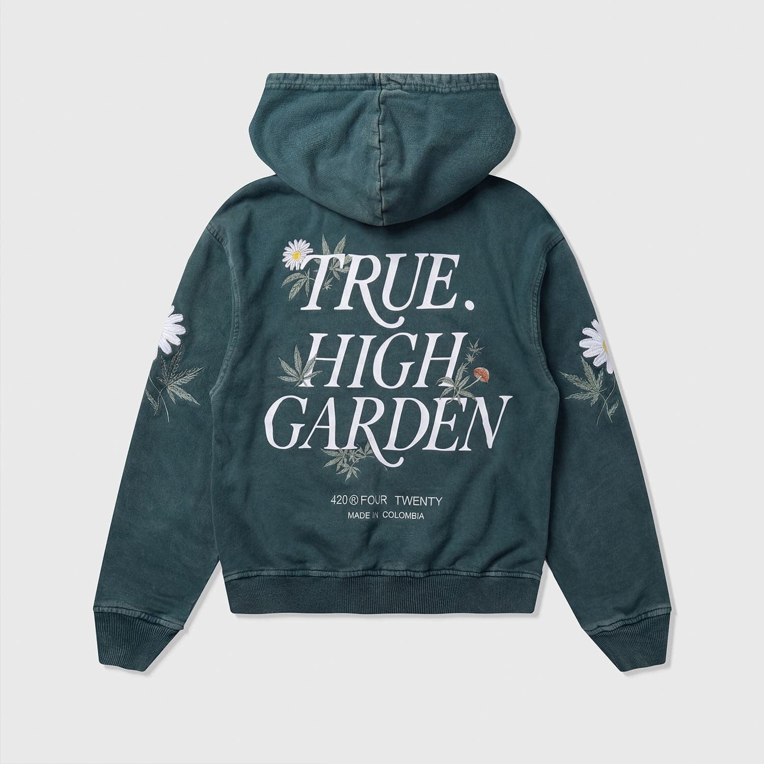 Garden Hoodie - Washed Pine Green - imagen 1