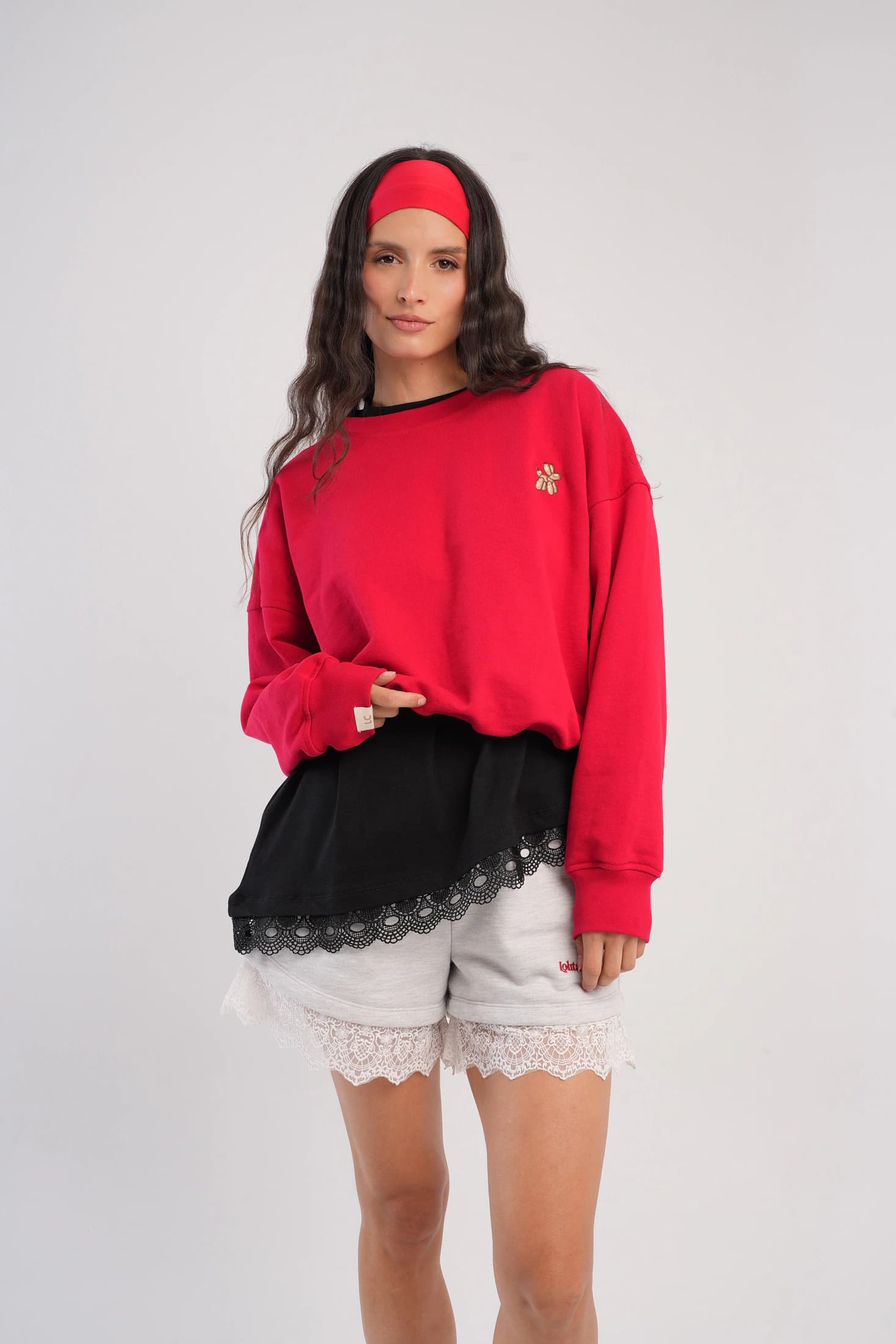 Love Crewneck - Rojo - imagen 7