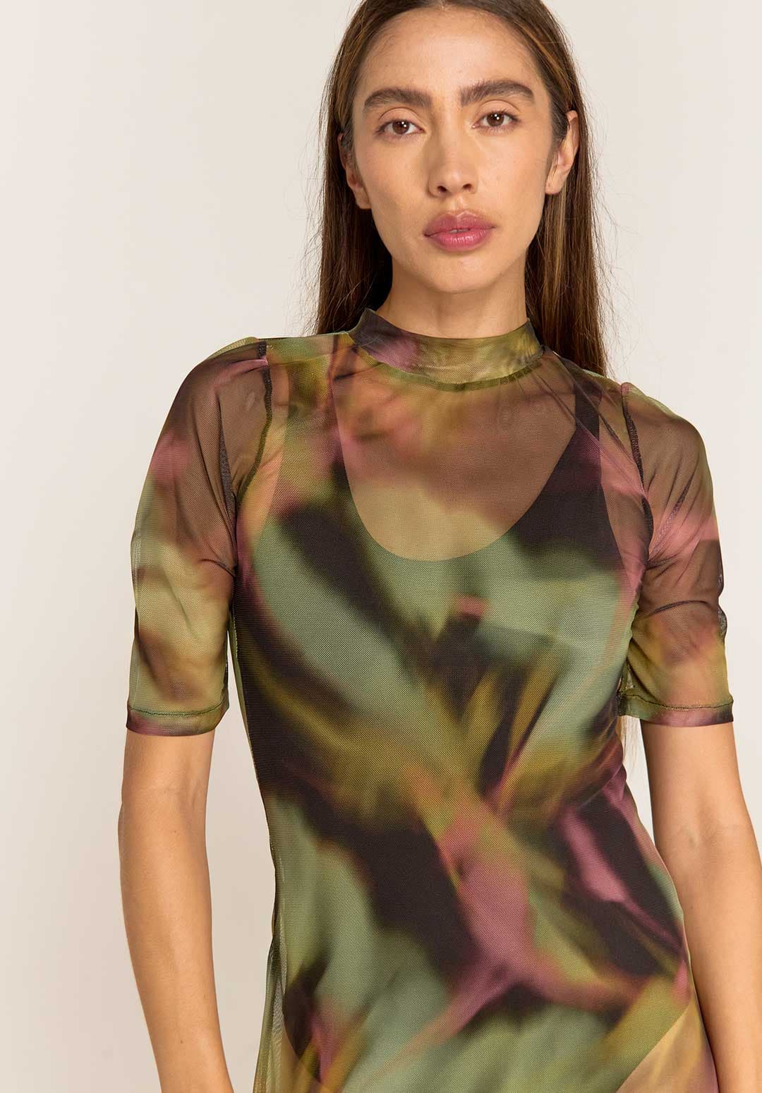 Vestido Mesh Bruma Blur - imagen 2