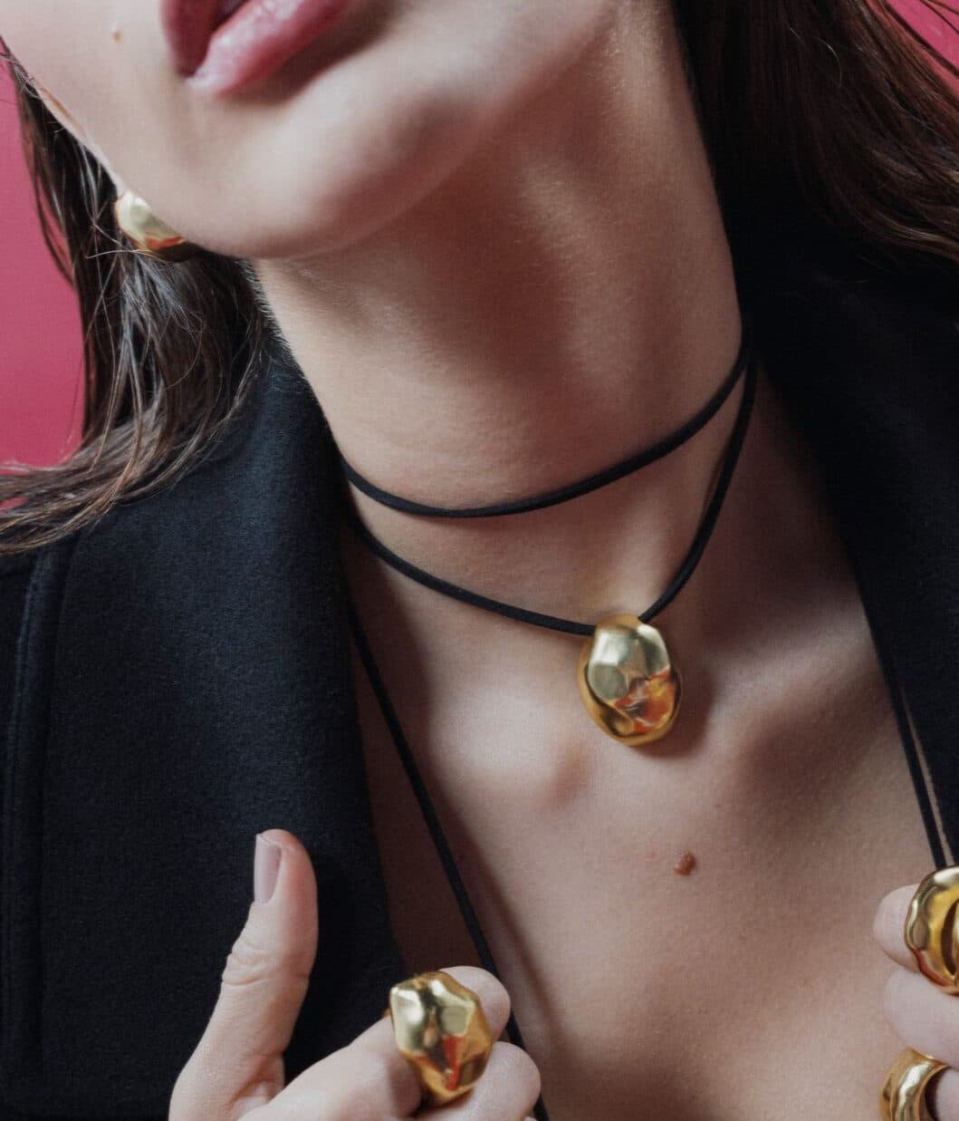 Leather Necklace - imagen 2