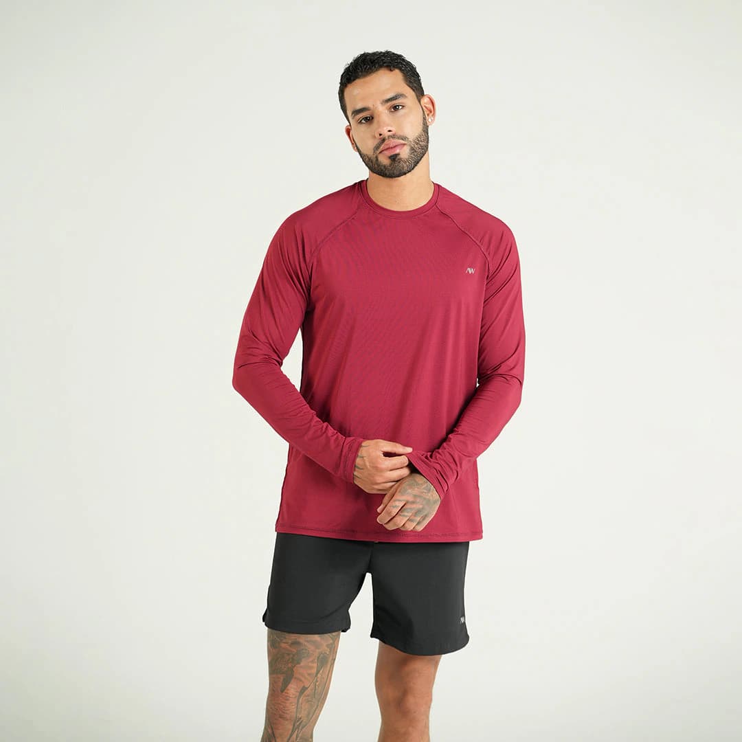 Long sleeve Men Deep Red - imagen 5