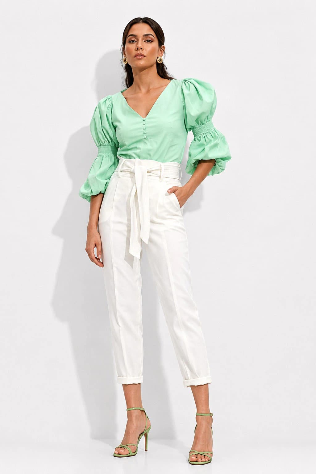 Blusa Vico Verde Menta - imagen 2