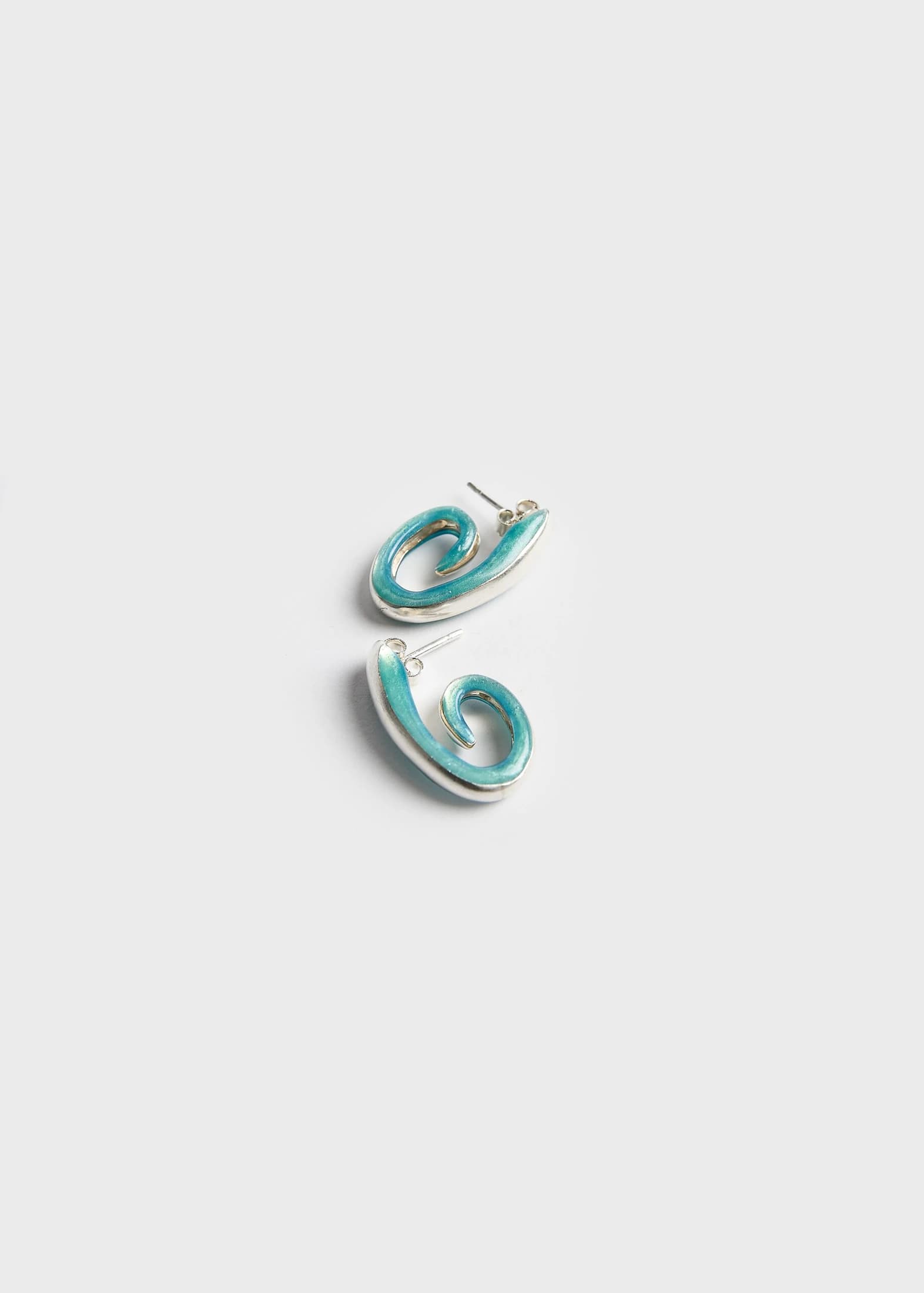 Aretes Spiral Agua - imagen 3